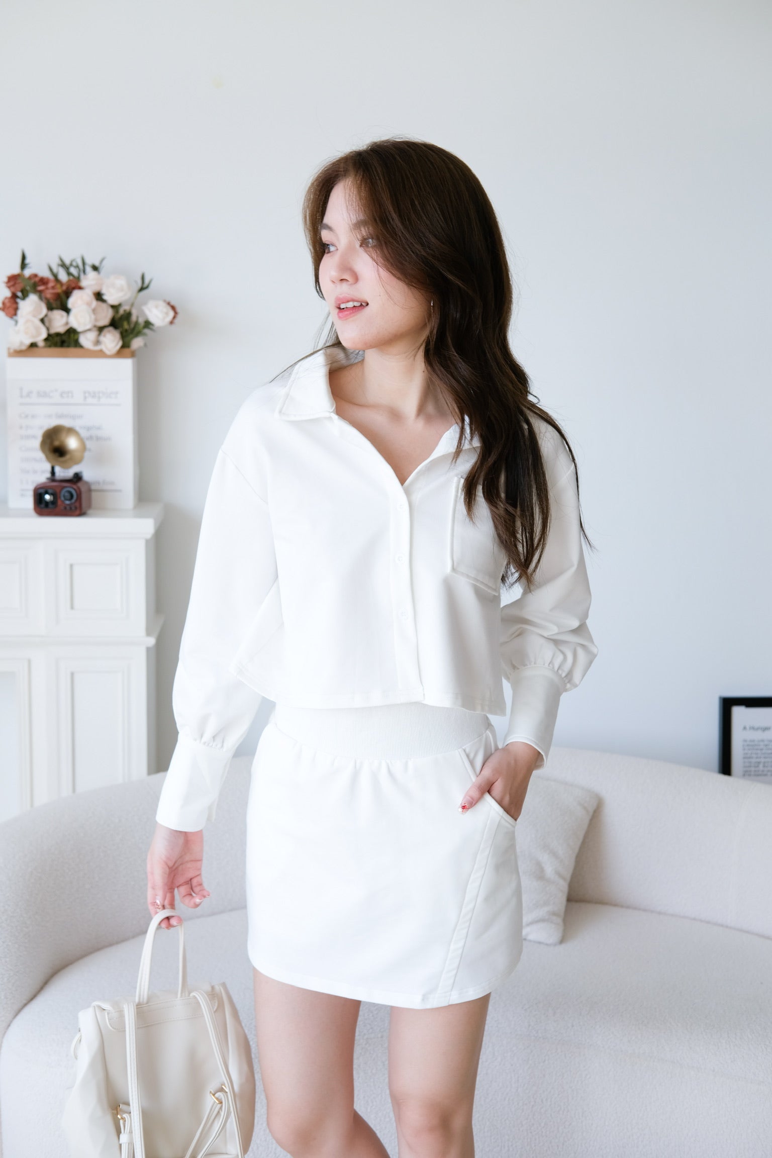 Denise Lounge Set (White)