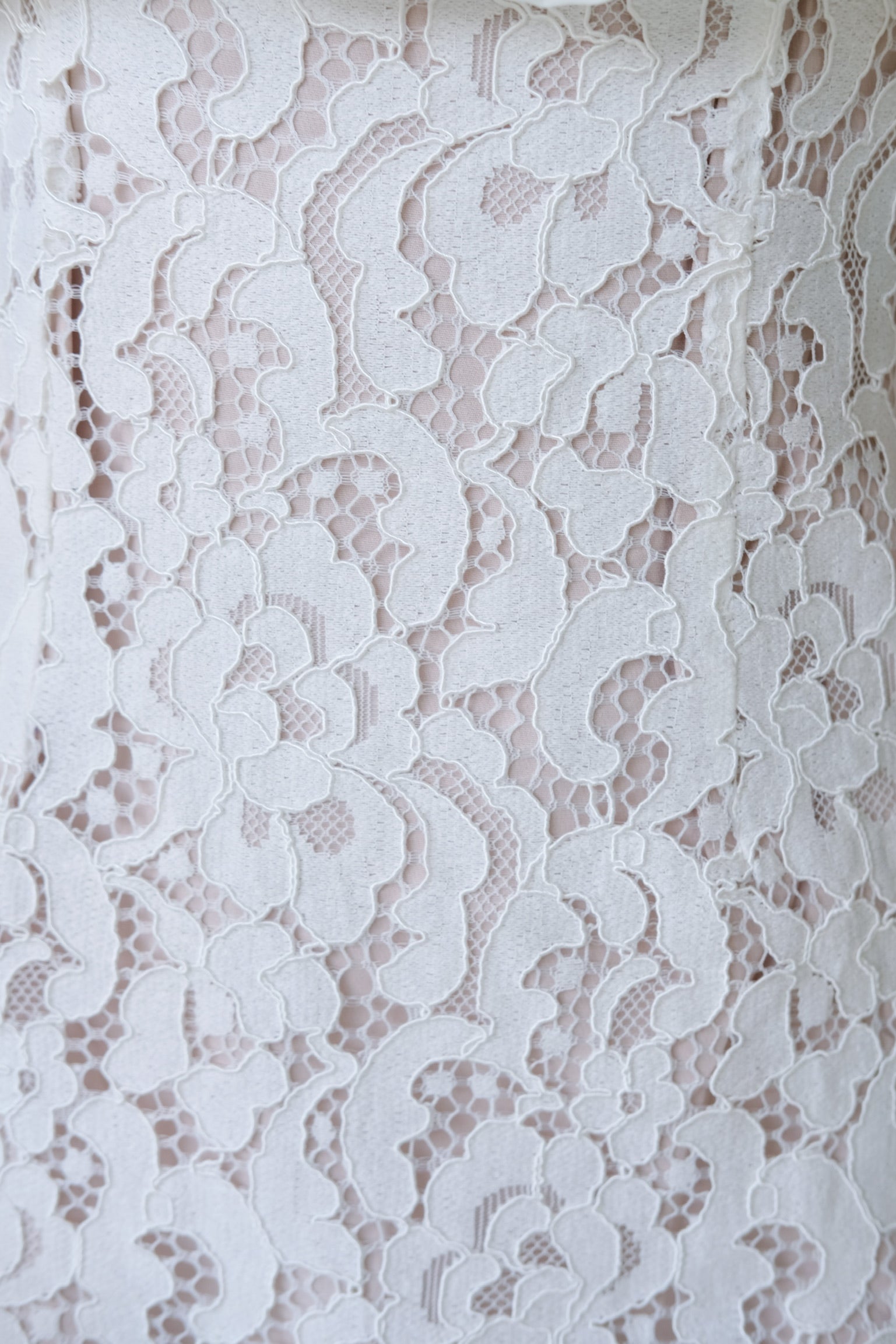 Sora Lace Dinner Dress (White)