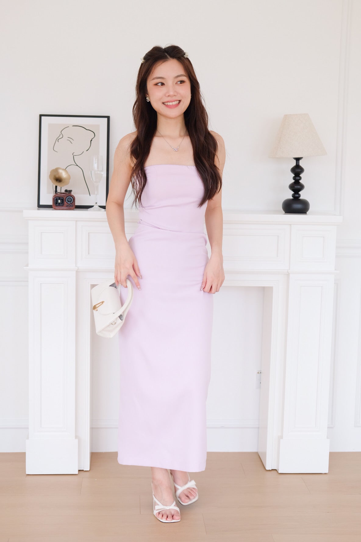 Whitney Tube Maxi Dress (Baby Pink)