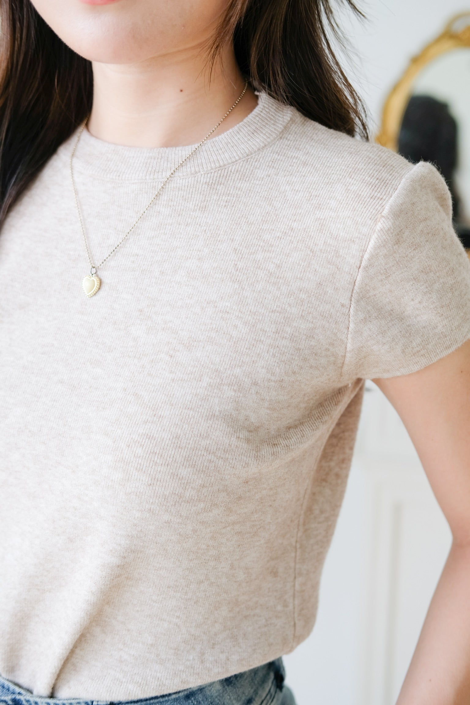 Asa Classic Crew Neck Tee (Oat)