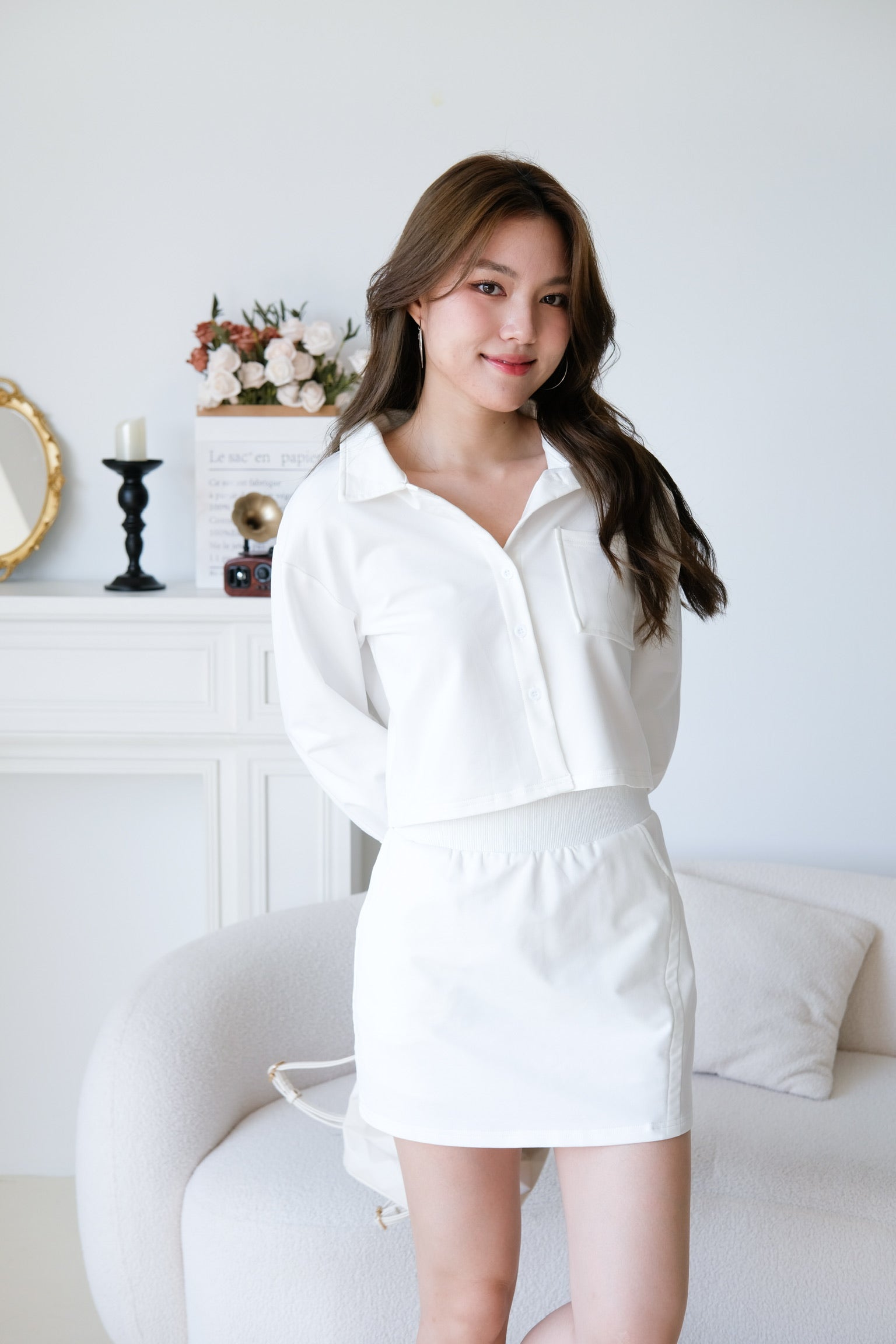 Denise Lounge Set (White)