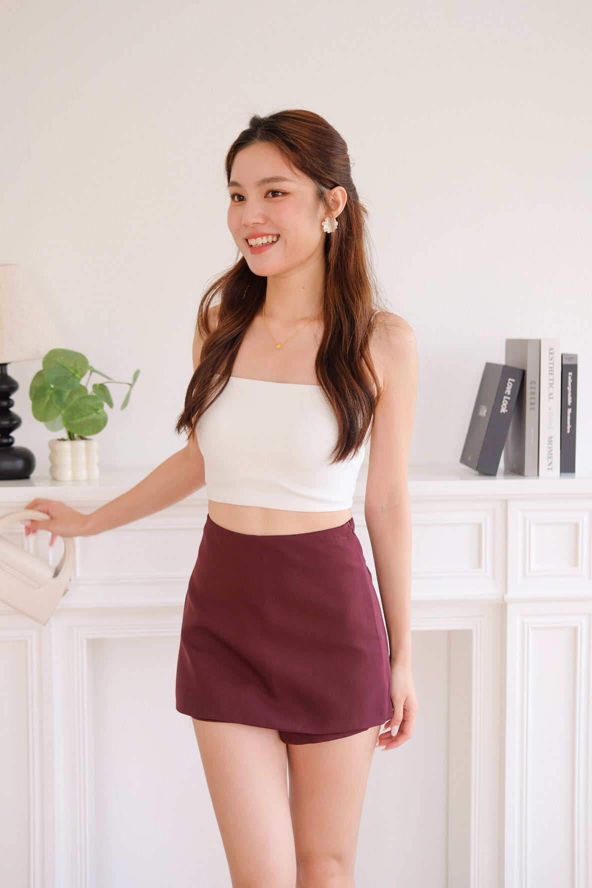 Athena Mini Skorts (Wine)