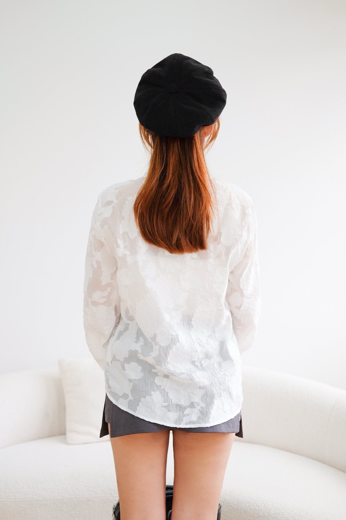 Sheer Organza Outer (White)