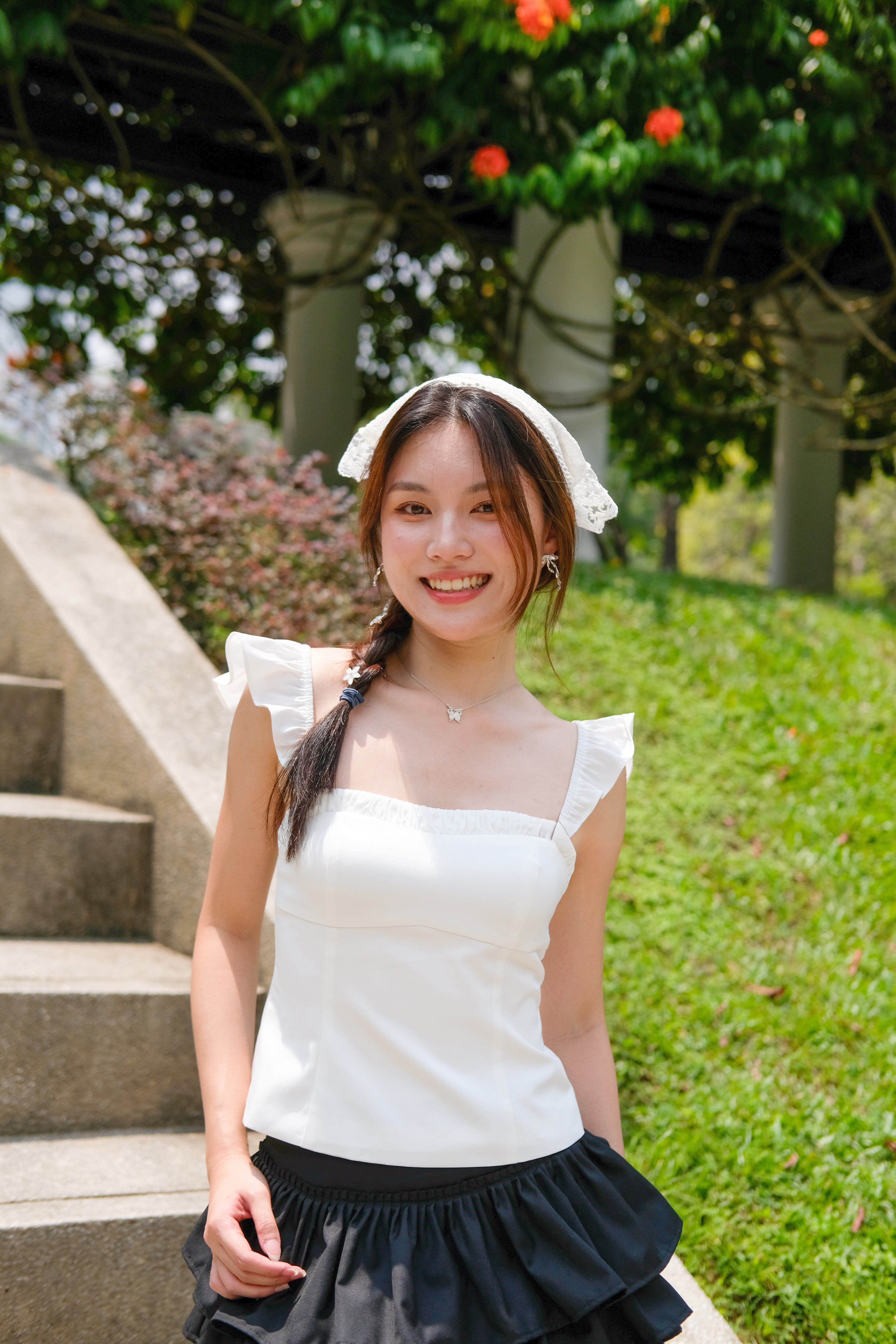 Ruffle Straps (White)