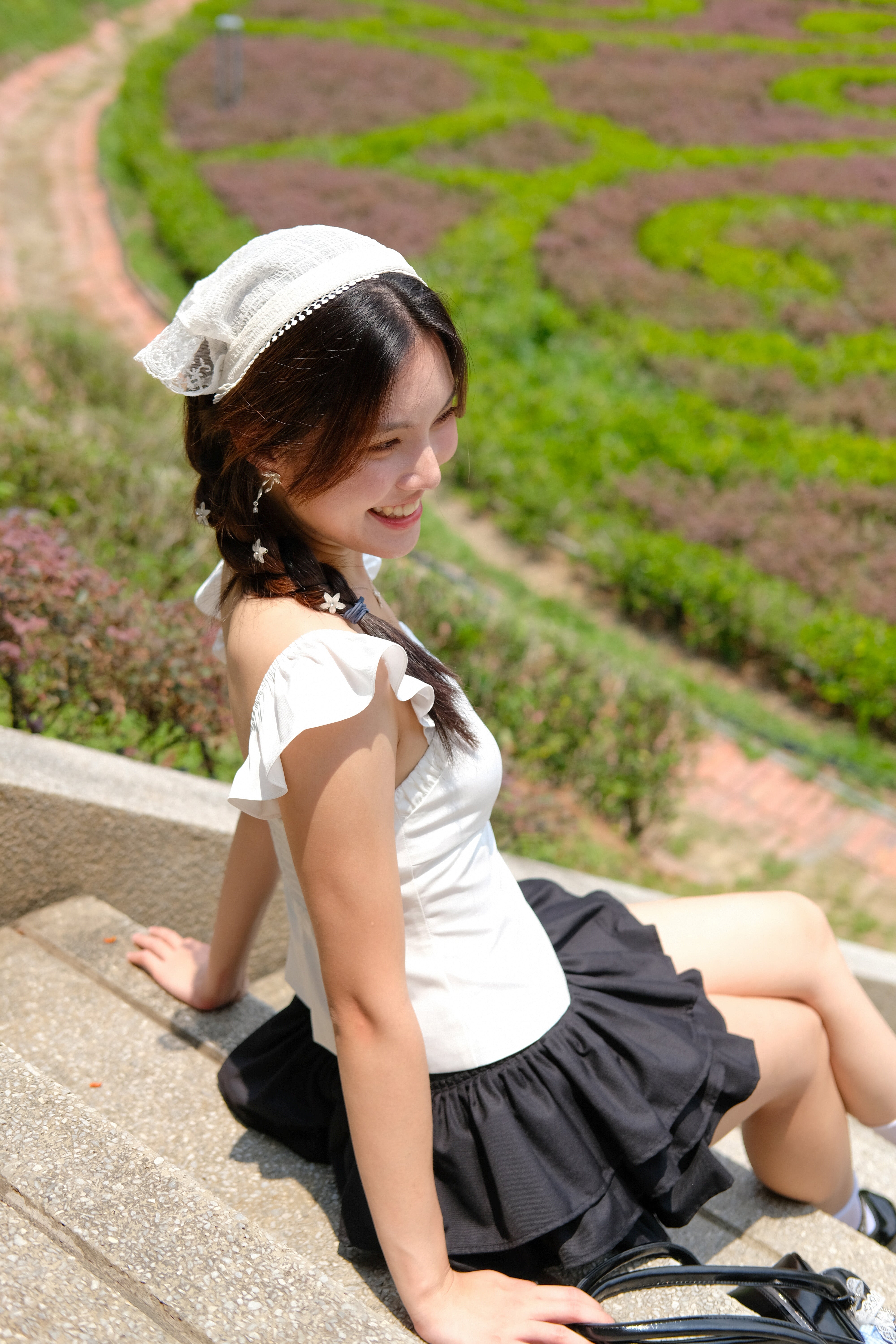 Ruffle Straps (White)