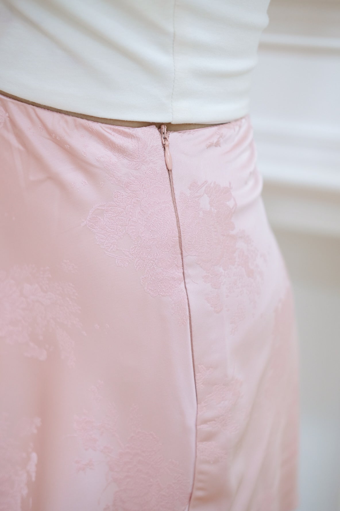 Xin Cheongsam Mini Skirt (Pink)