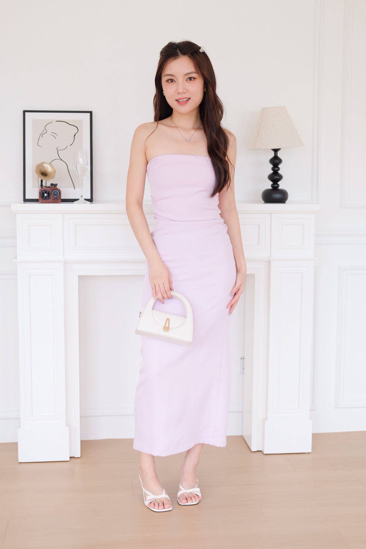 Whitney Tube Maxi Dress (Baby Pink)