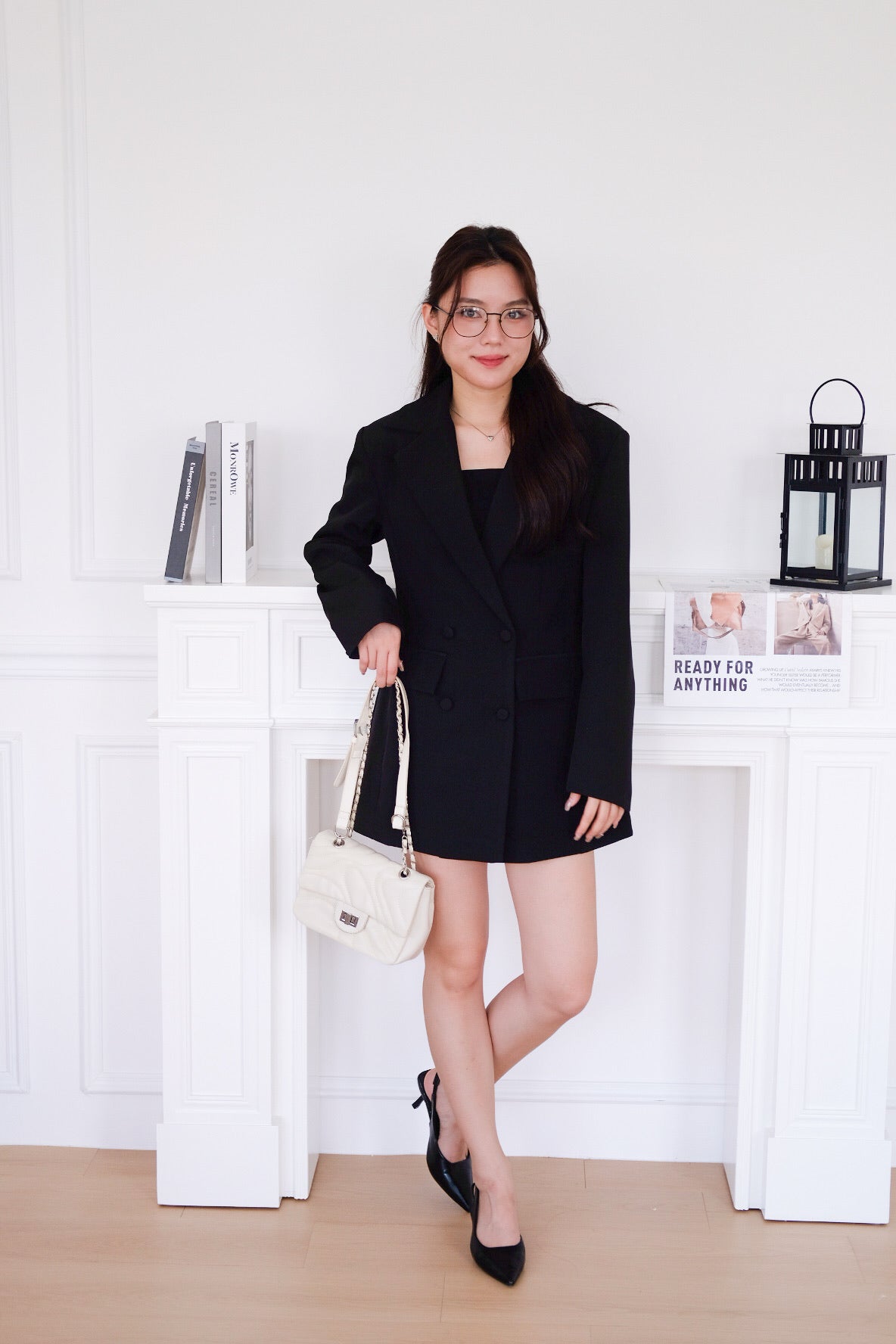 The Executive Blazer Dress (Black)