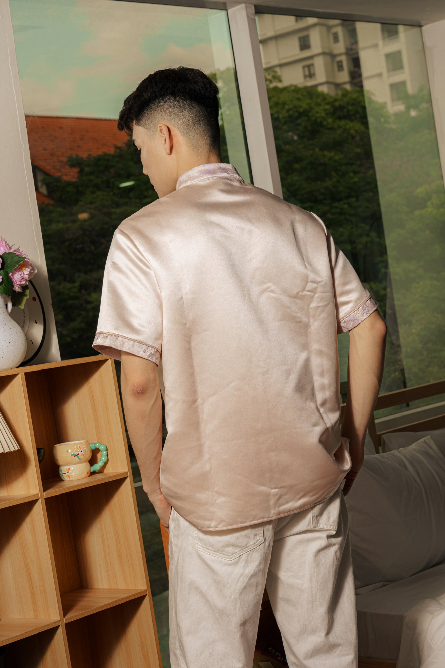 天之骄子 Stellar Men Samfu (Lilac Pale Pink)