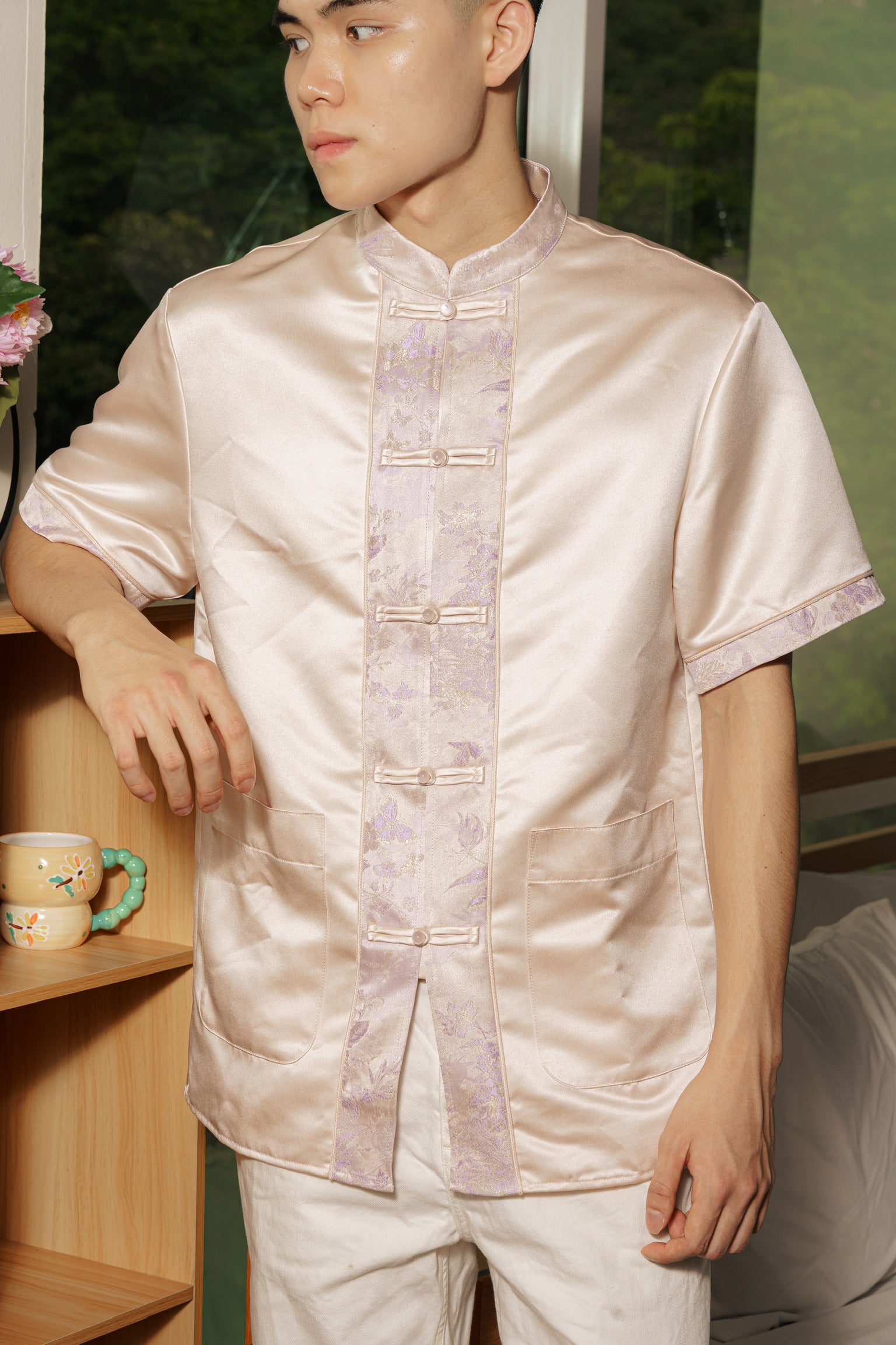 天之骄子 Stellar Men Samfu (Lilac Pale Pink)