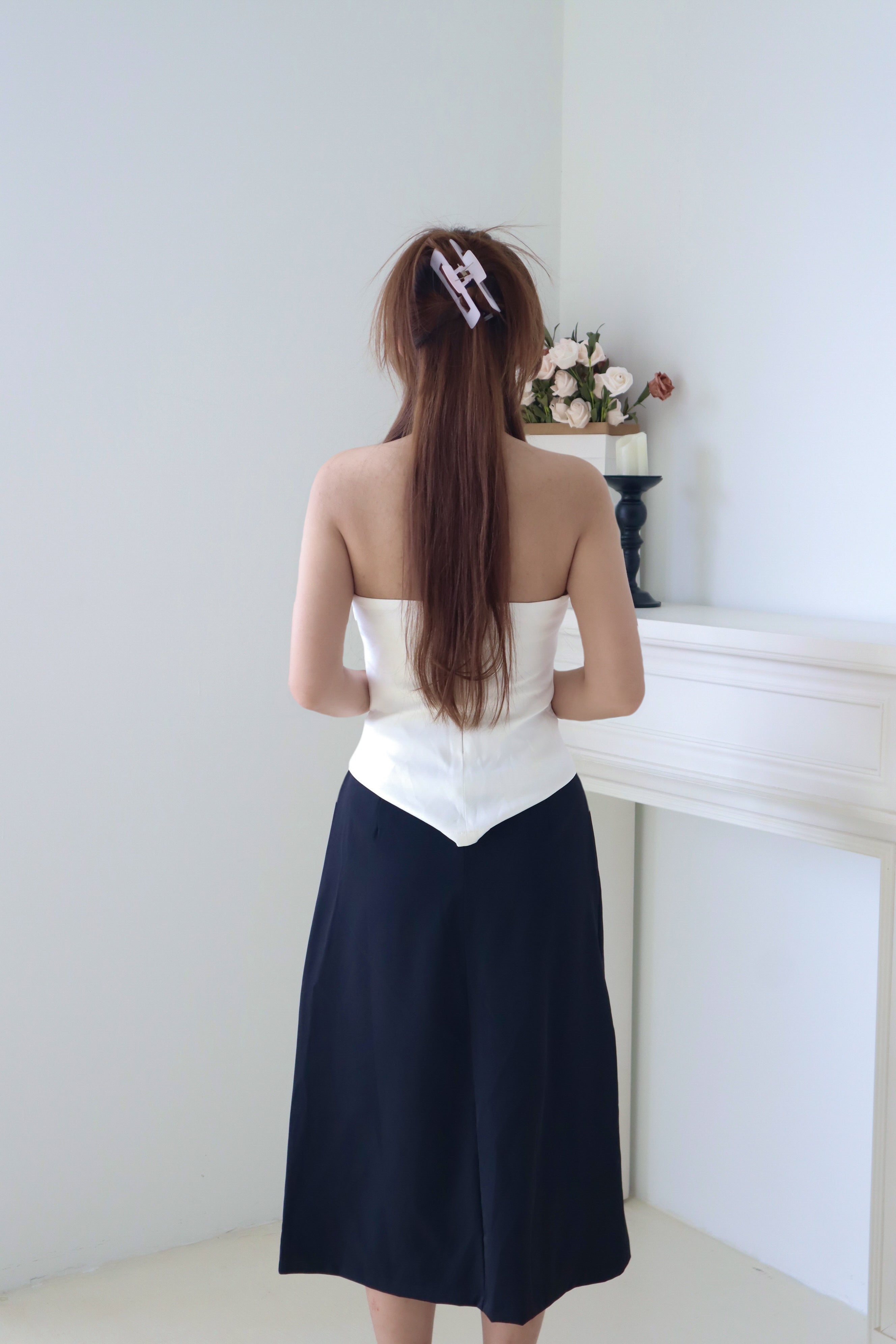 White Off-Shoulder Top