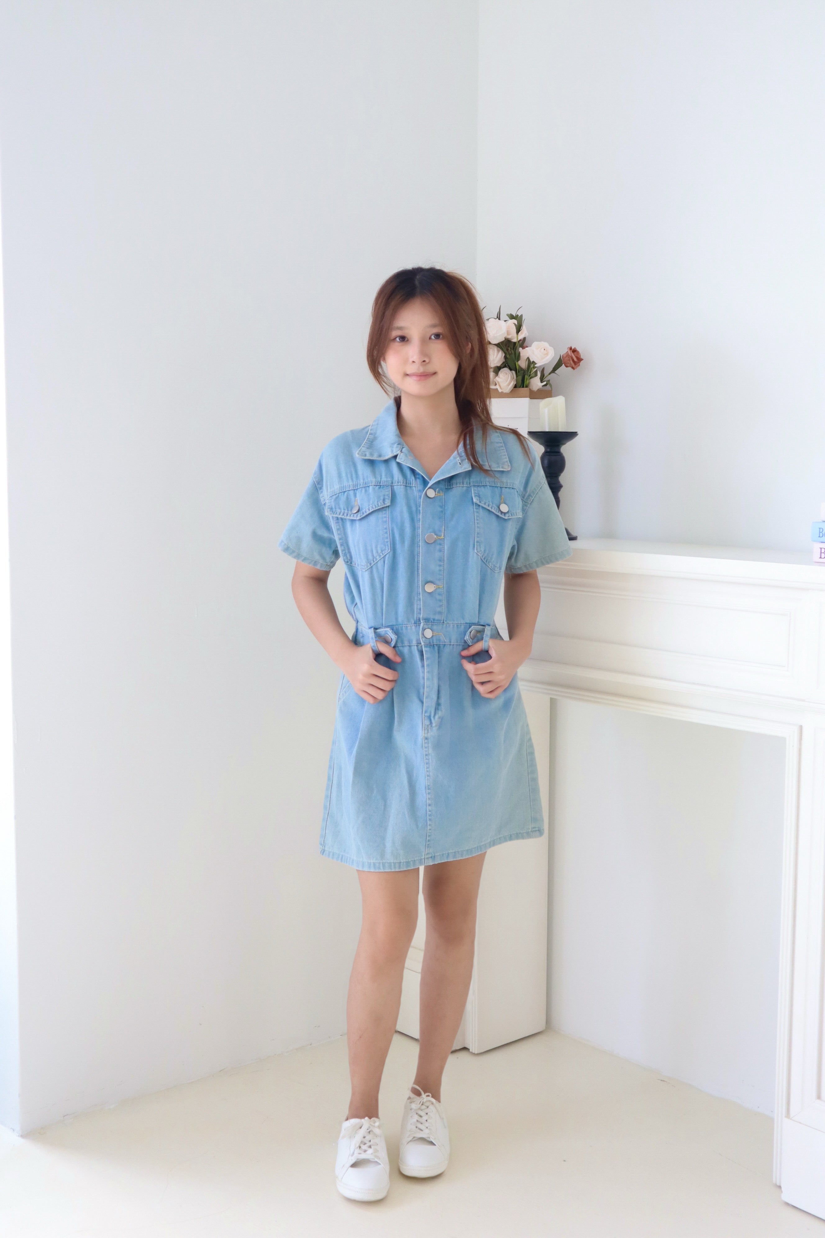 Light Blue Denim Dress