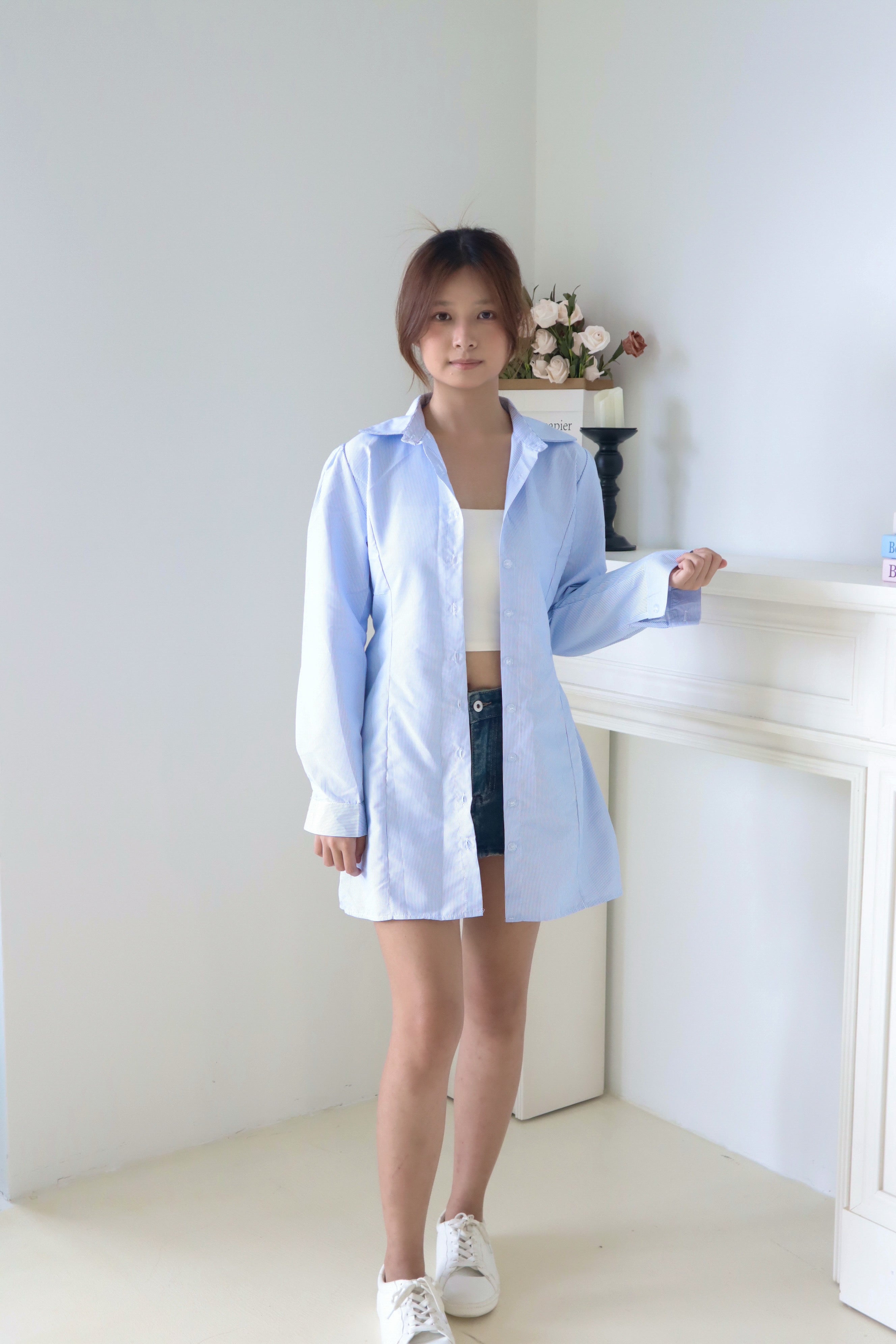 Light Blue Oversized Shirt