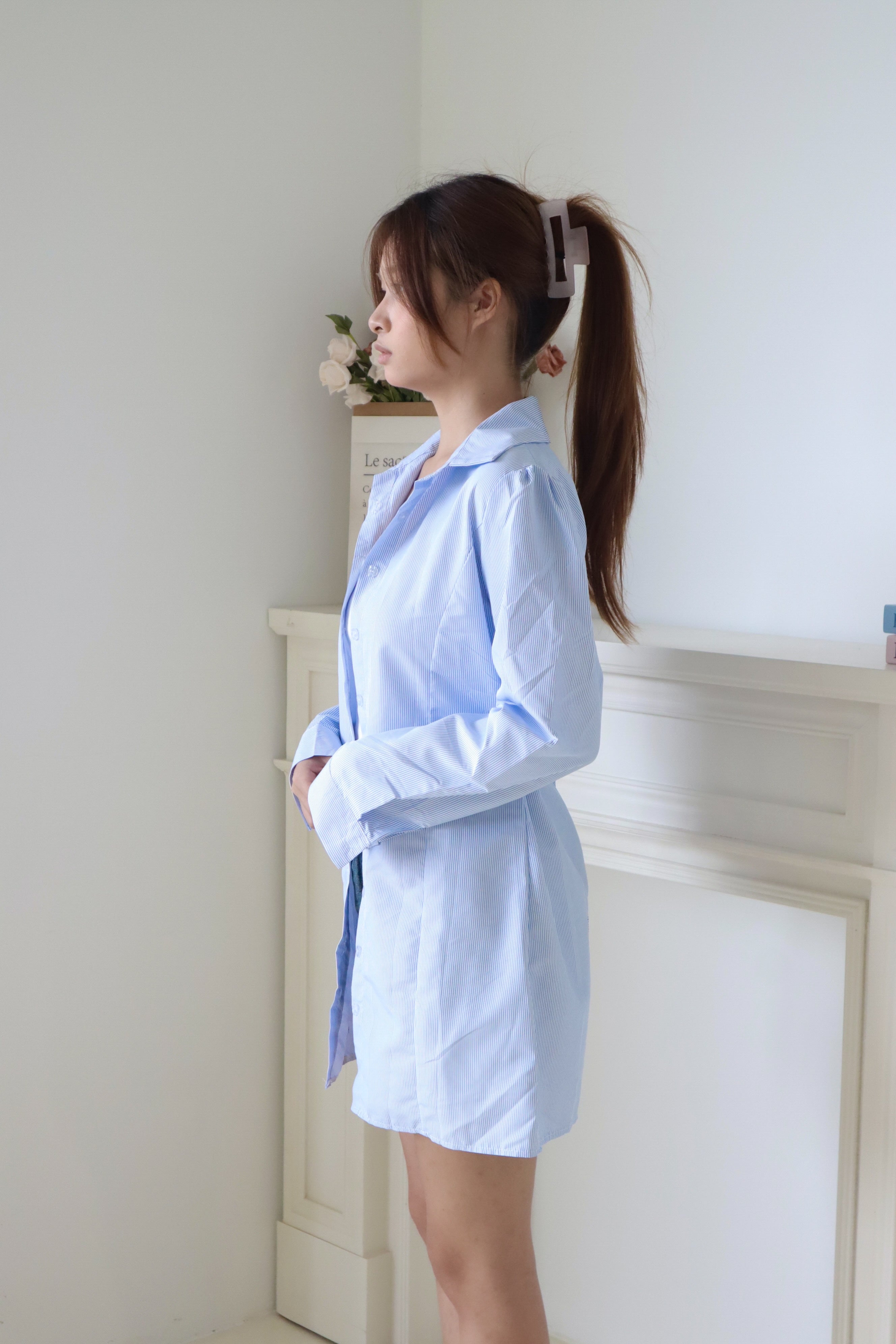 Light Blue Oversized Shirt
