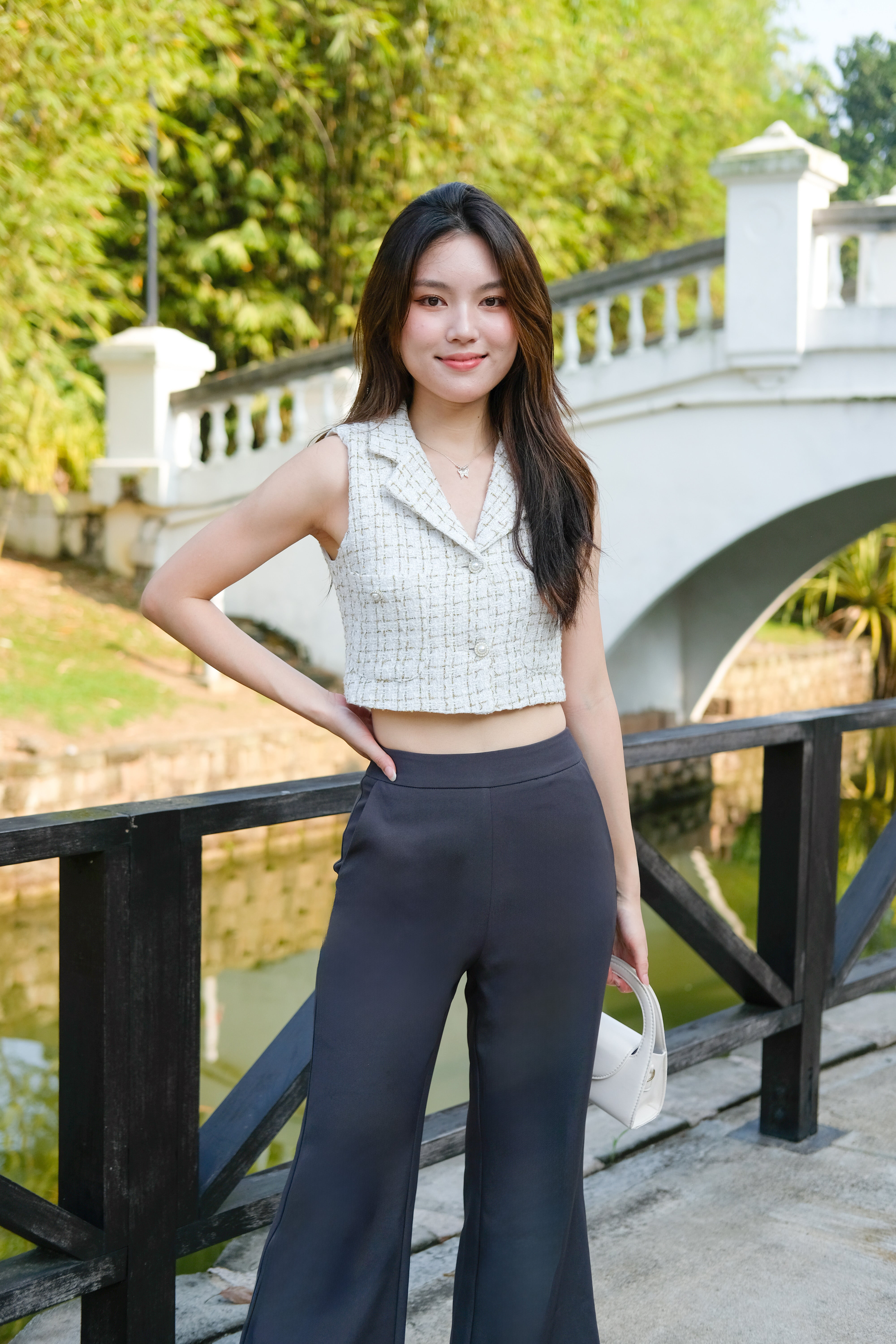 On The Go Flare Pants (Steel Grey)