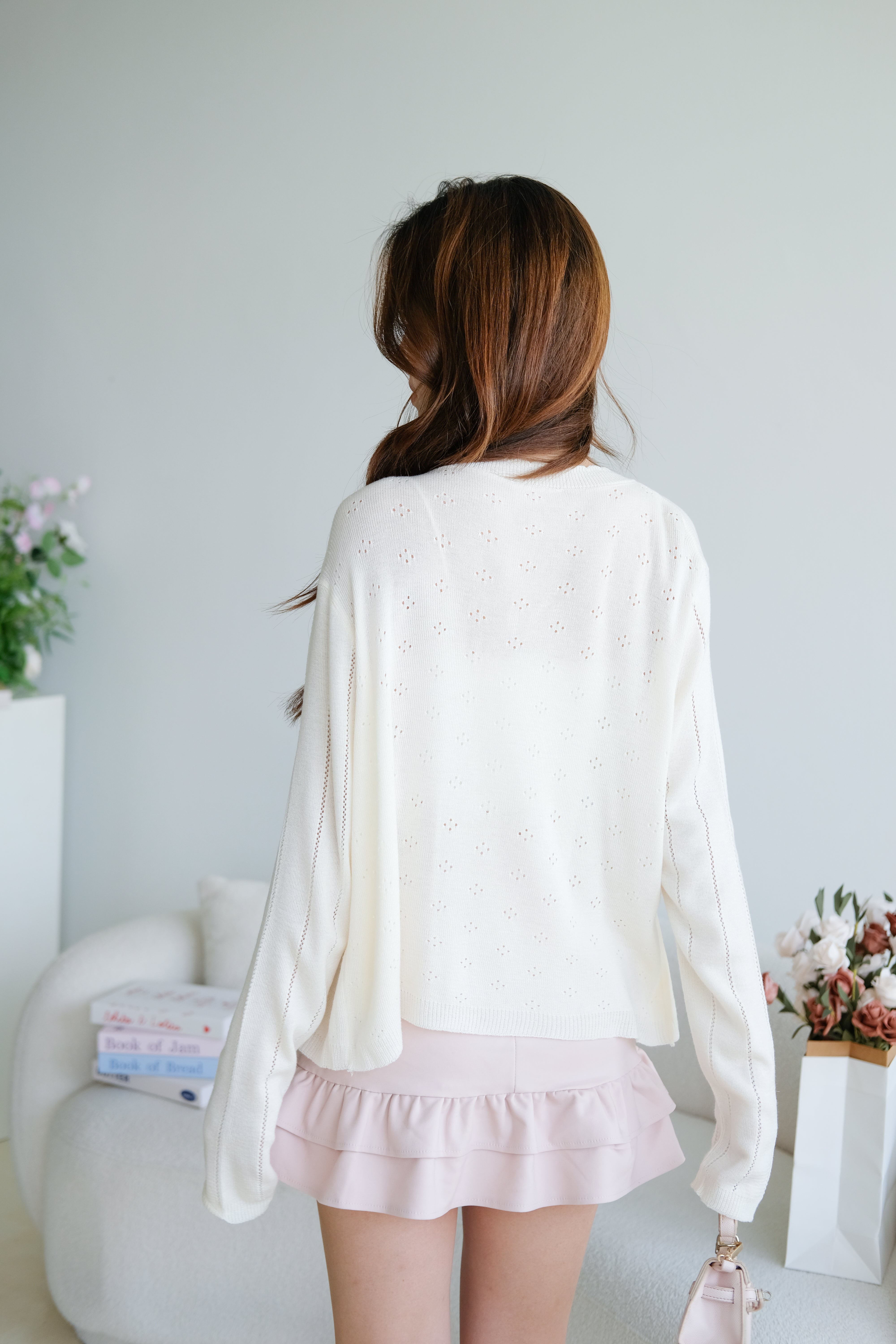 Kasley Light Knit Cardigan (Beige)