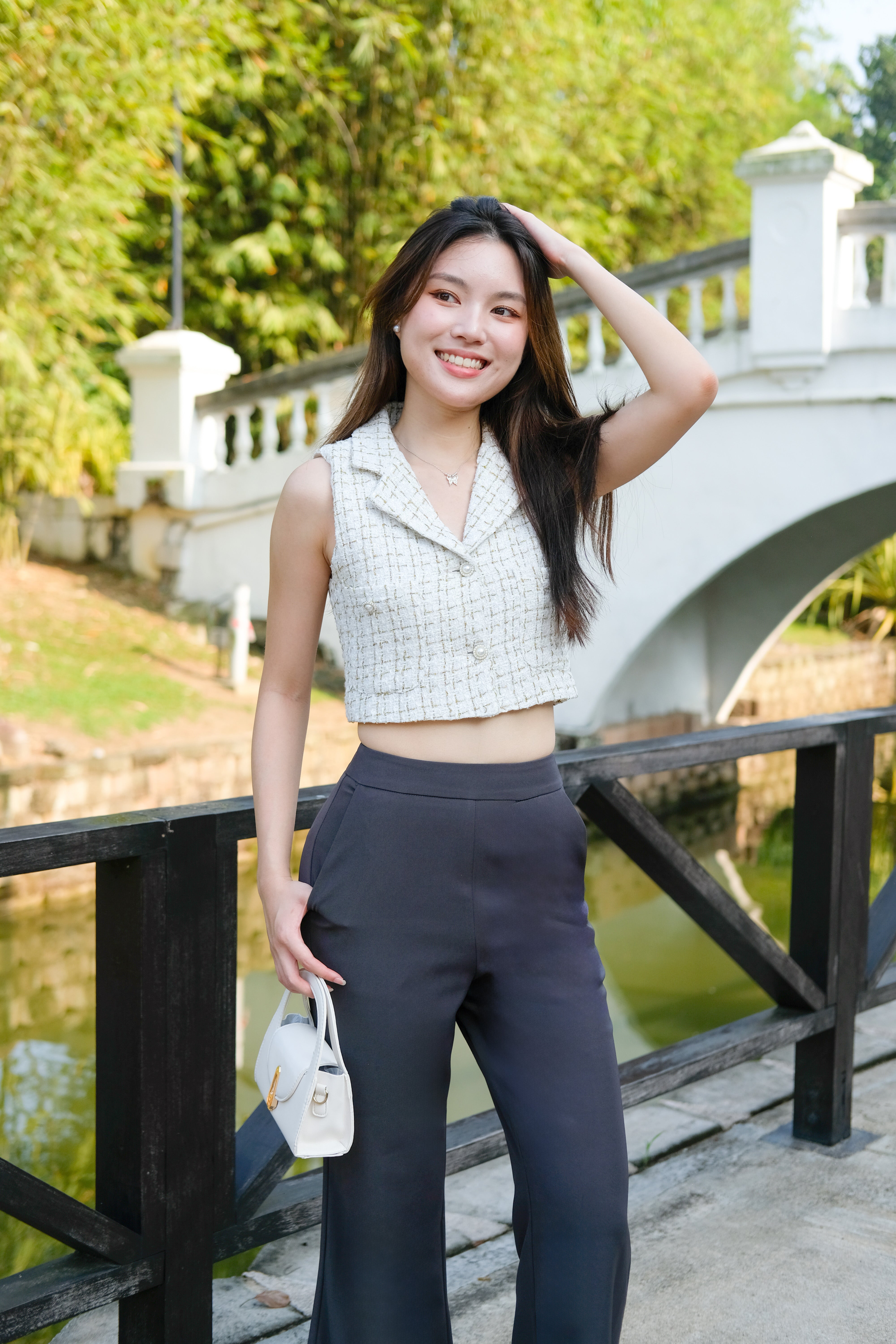 On The Go Flare Pants (Steel Grey)