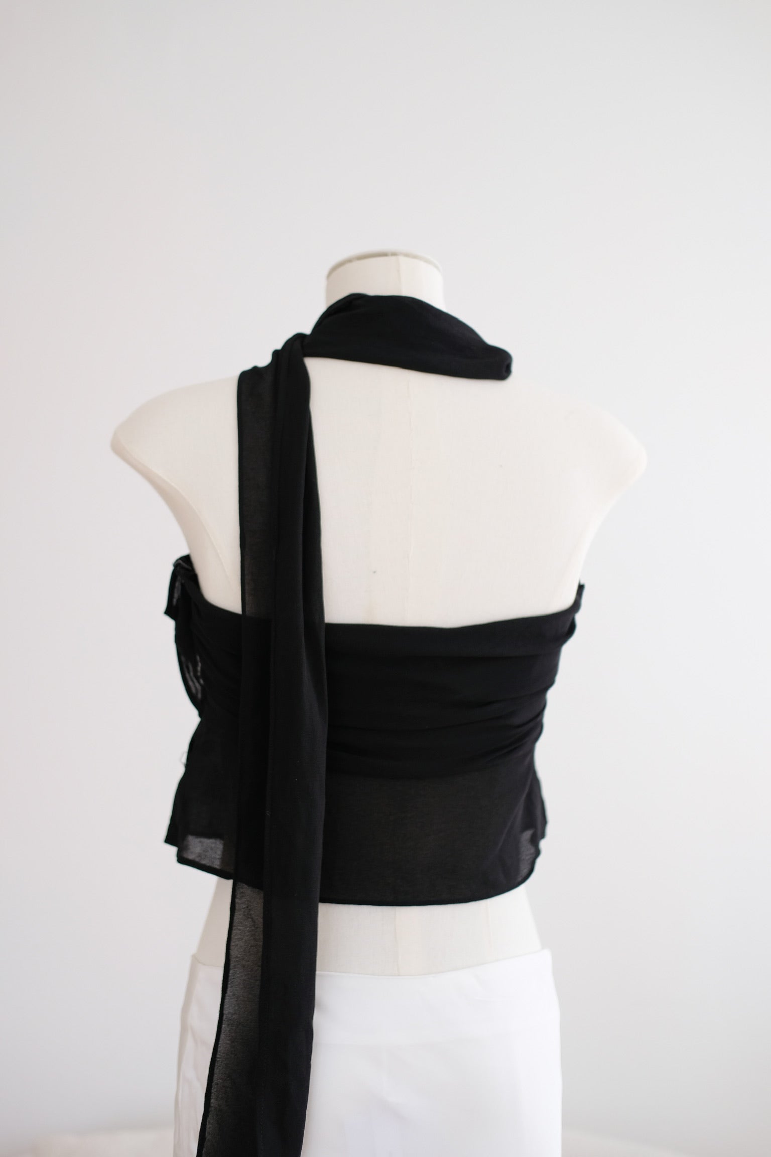 Tube Ruffle Top (Black)