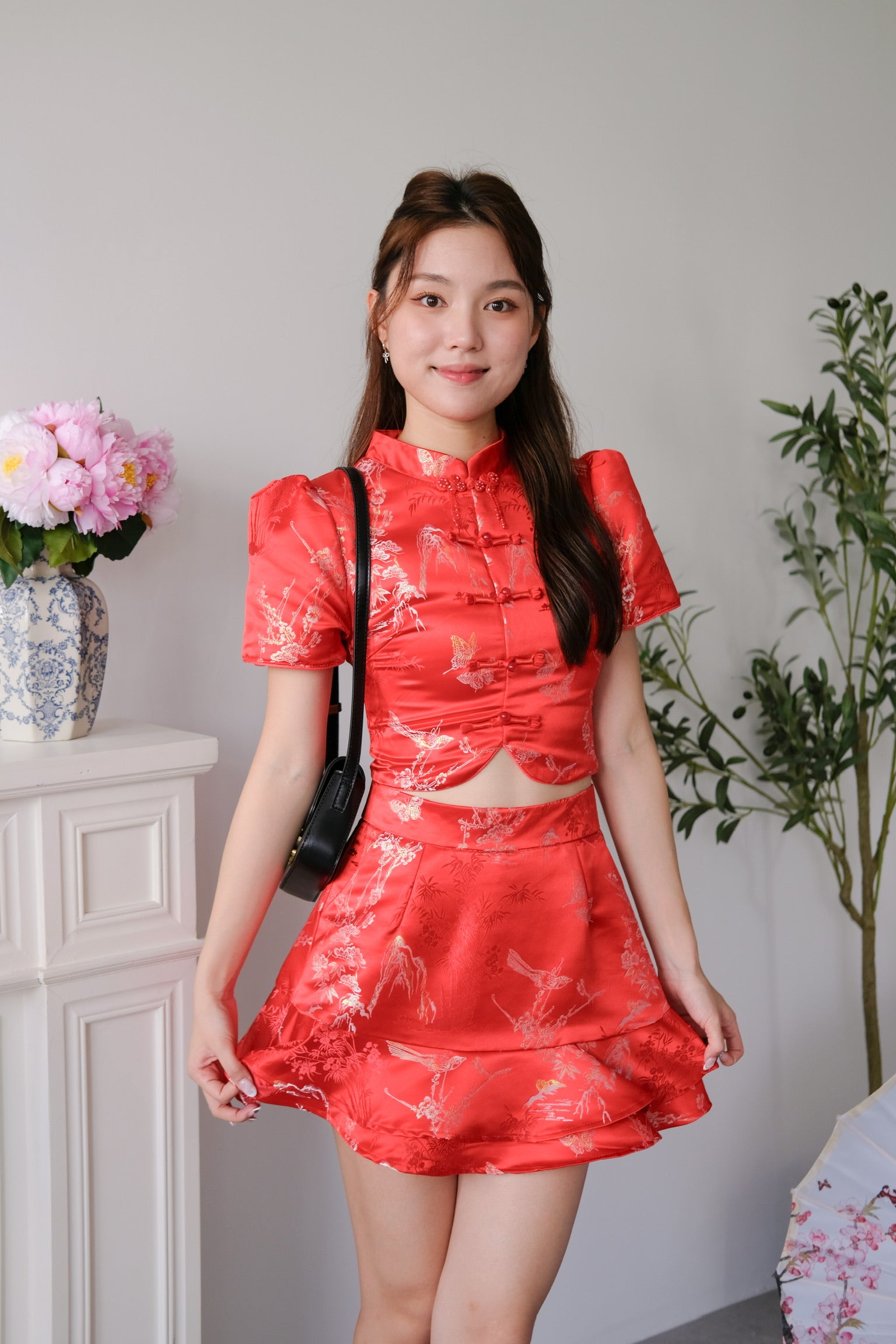 [ETA 5 Jan] Shu Ran Ruffle Skirt (Red)