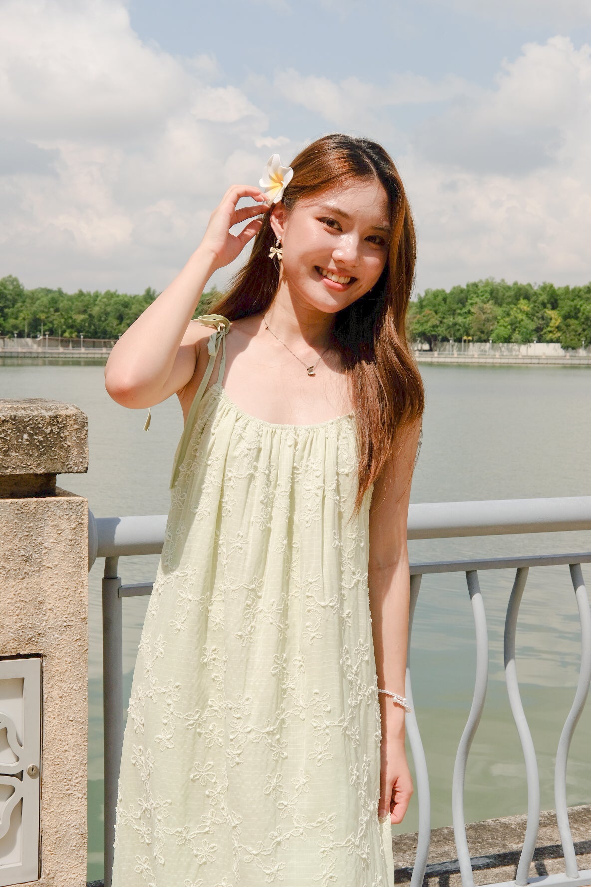 May Vacay Loose Fit Maxi Dress (Avocado)
