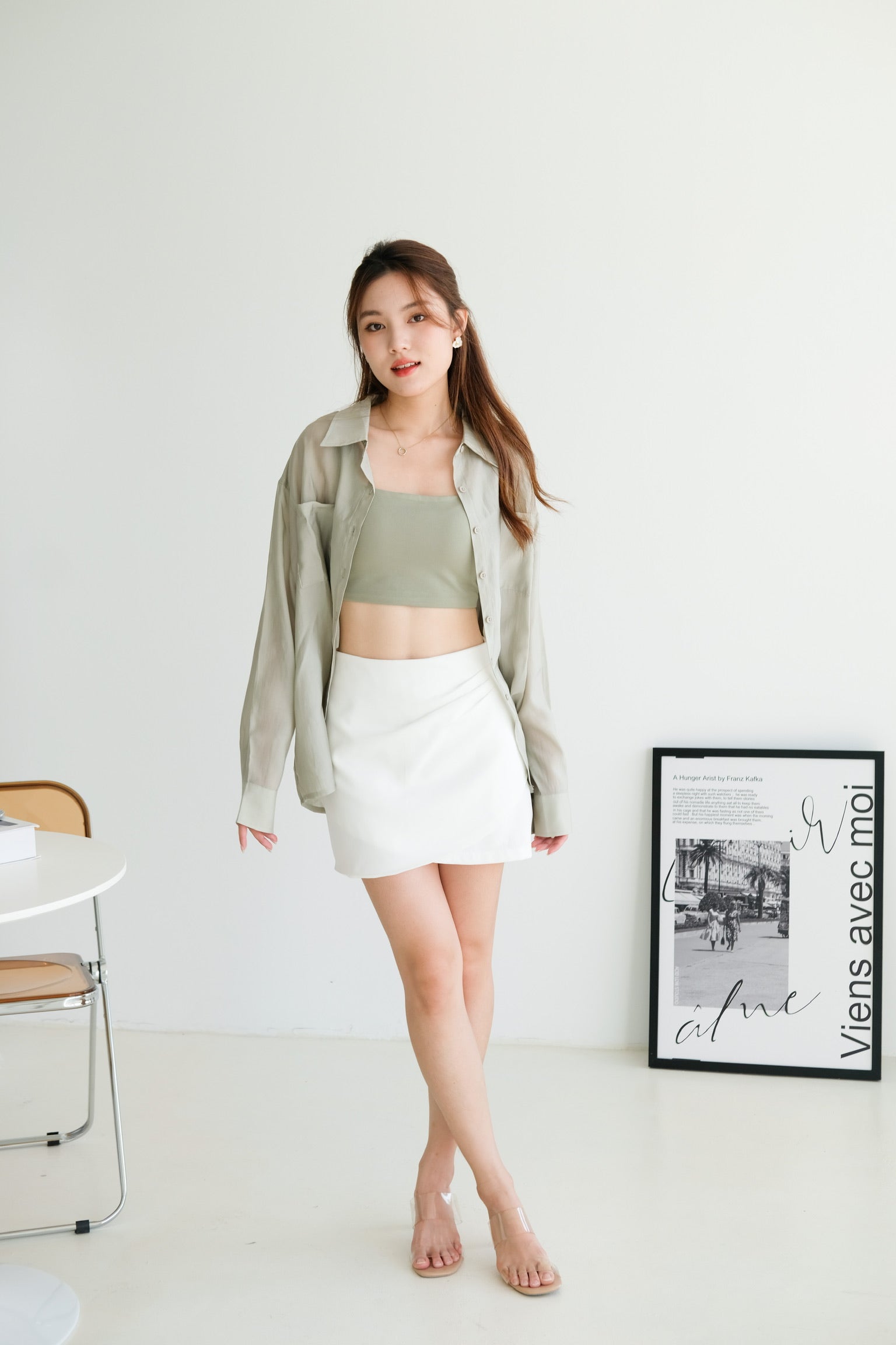 Chester Relaxed Blouse (Olive)