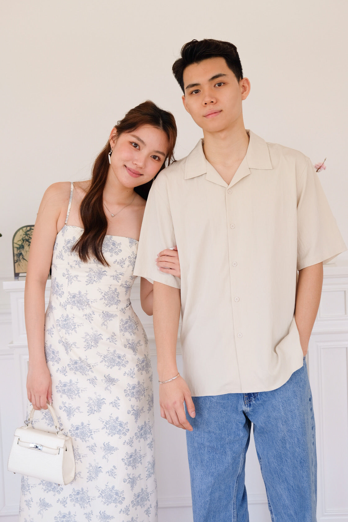 Marcus Collared Button Shirt (Oat Beige)