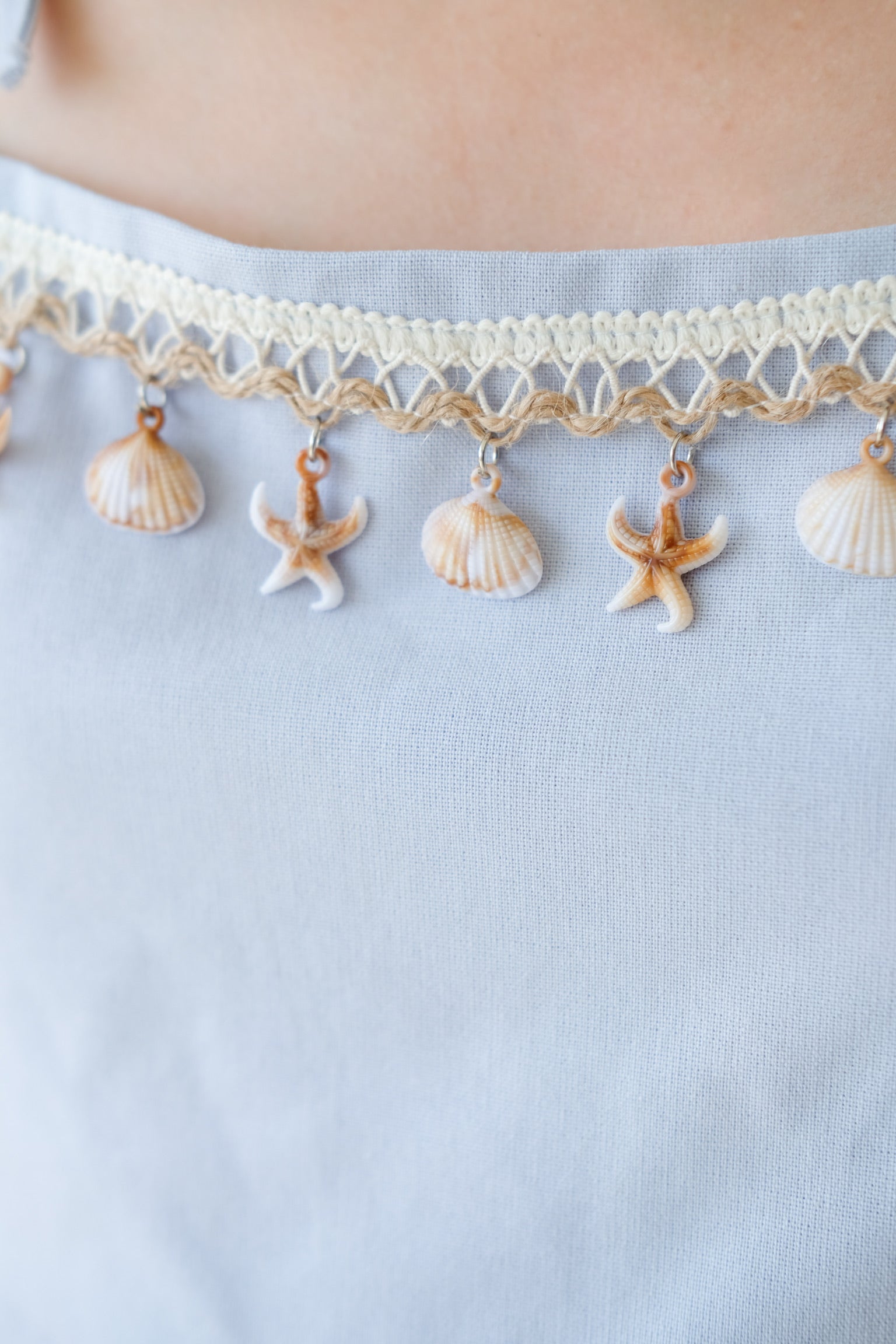 Marise Bohemian Muji Crop (Blue)