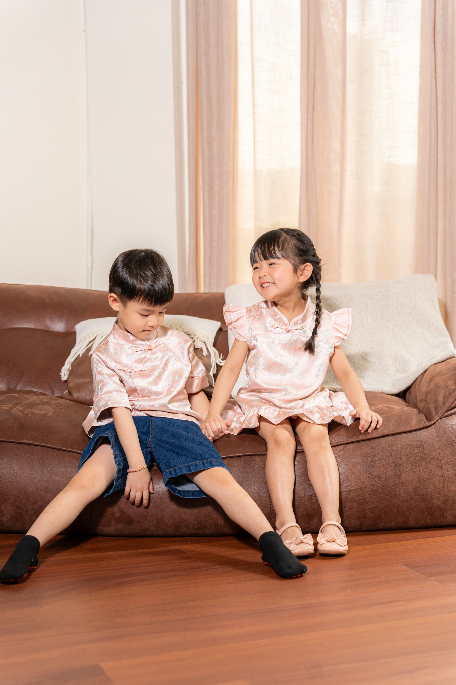 [ETA 15-21 Jan] 花禧团圆 Spring Reunion Boy Samfu (Blossom Pink)