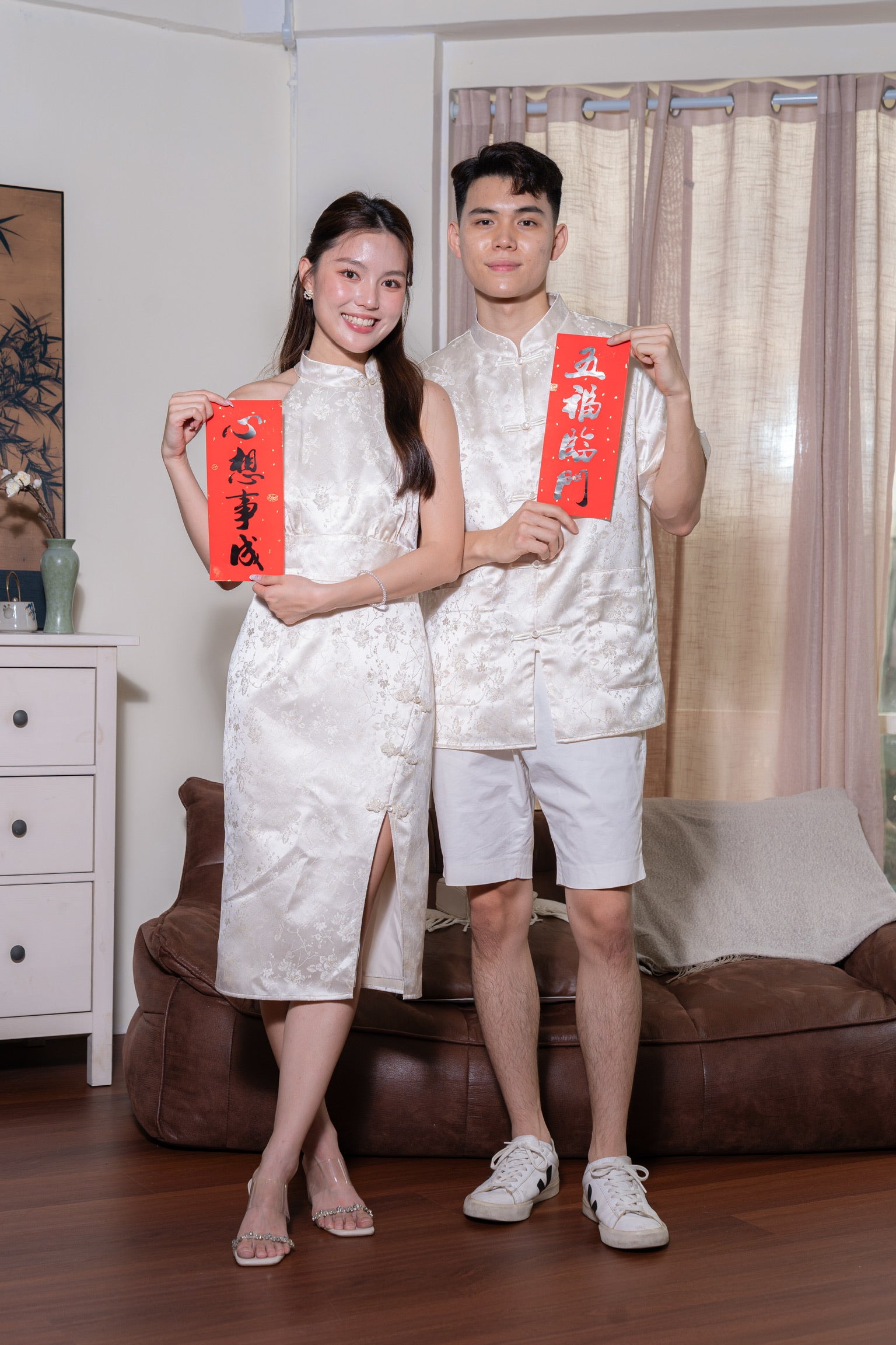 [ETA 15-21 Jan] 花禧团圆 Spring Reunion Oriental Men Samfu (Cream)