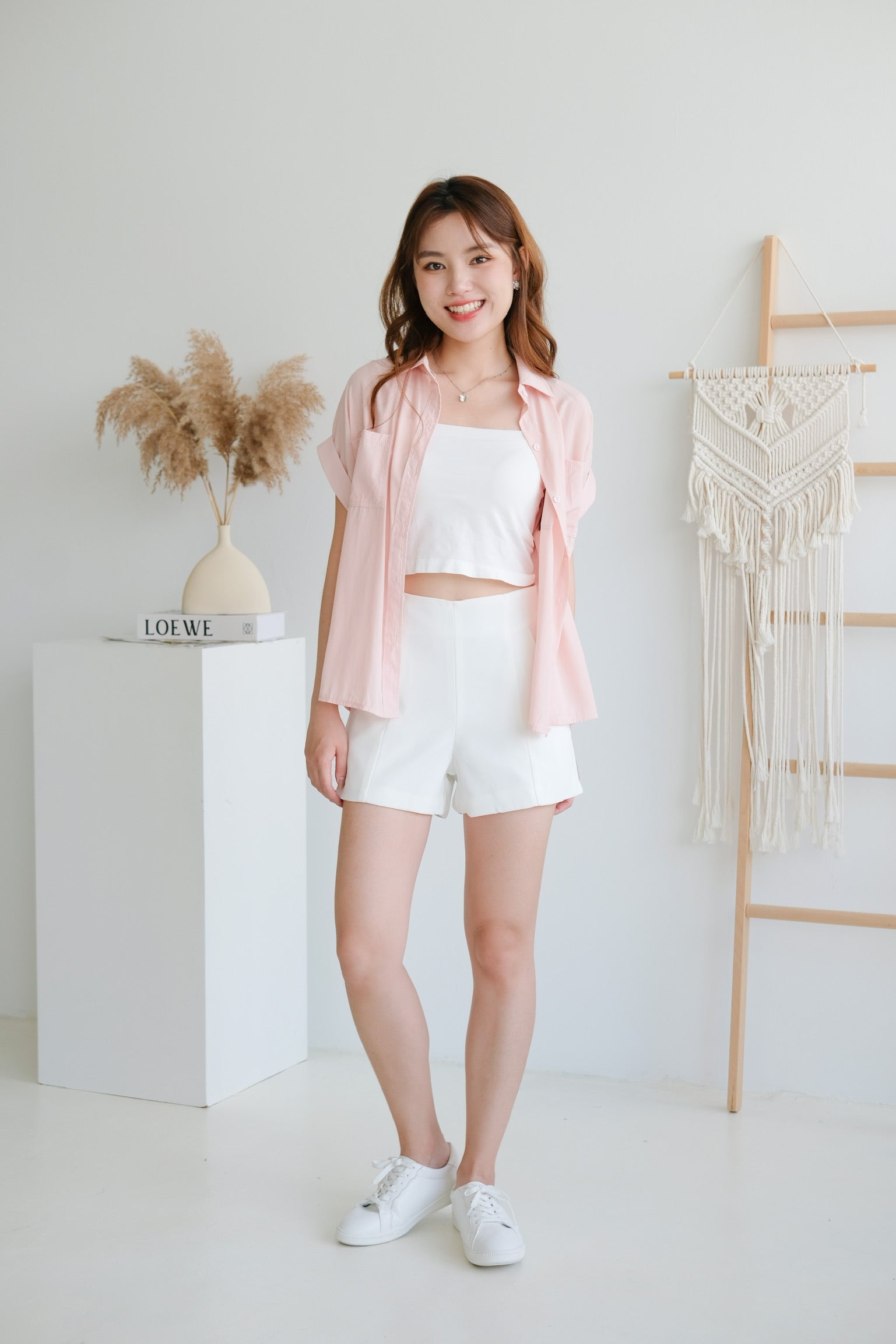 Eunji Korean Blouse (Pink)