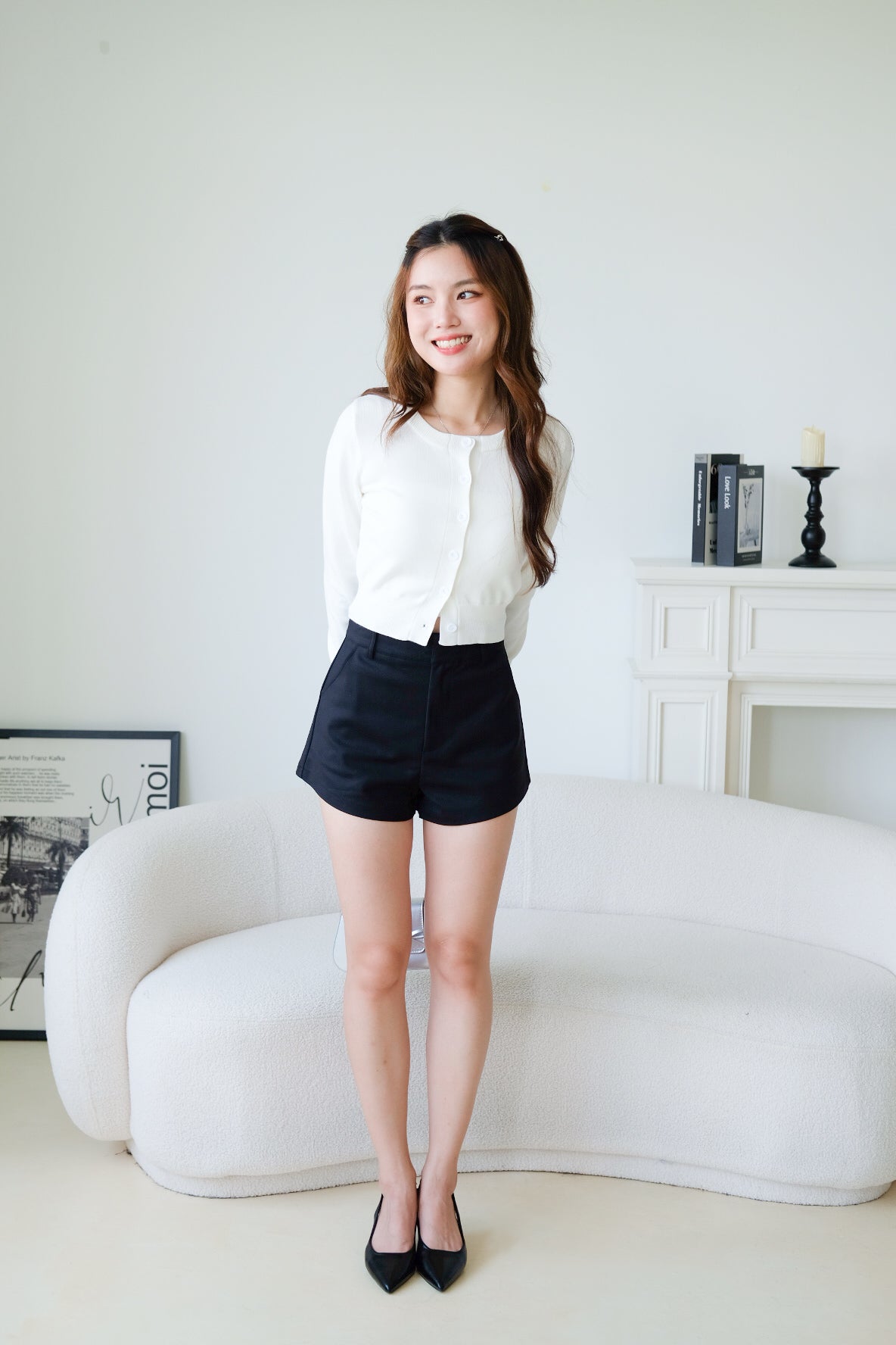 Dream Soft Cotton Cardigan (White)