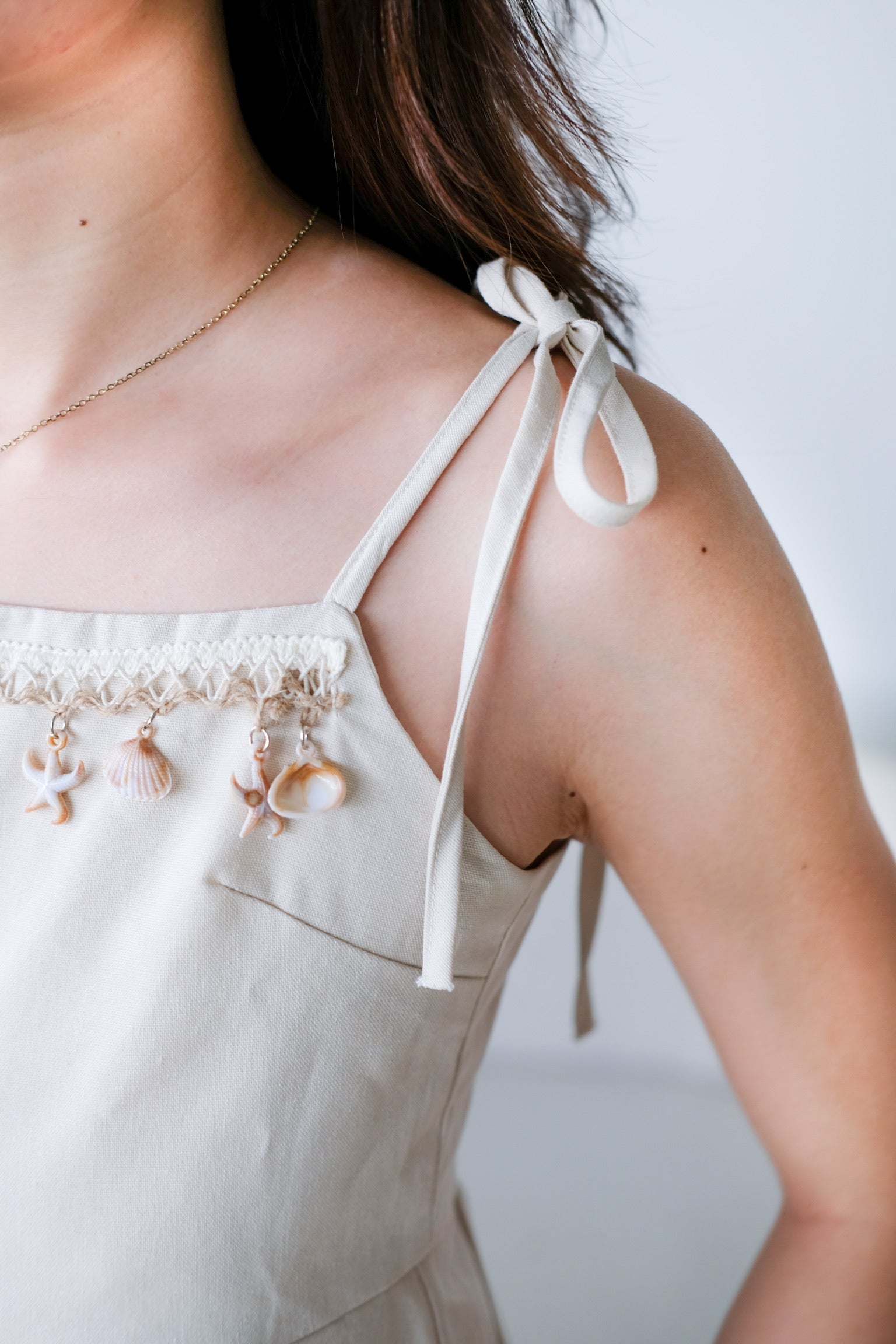 Marise Bohemian Muji Crop (Cream)