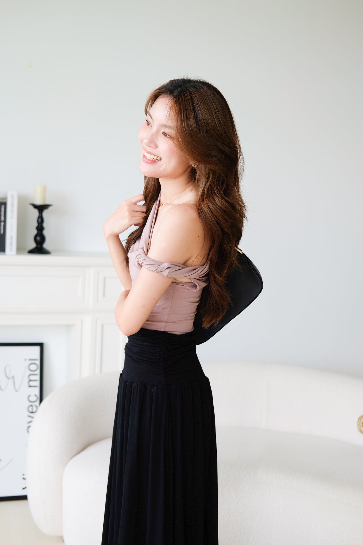 Felice Twist Toga Top (Nude)