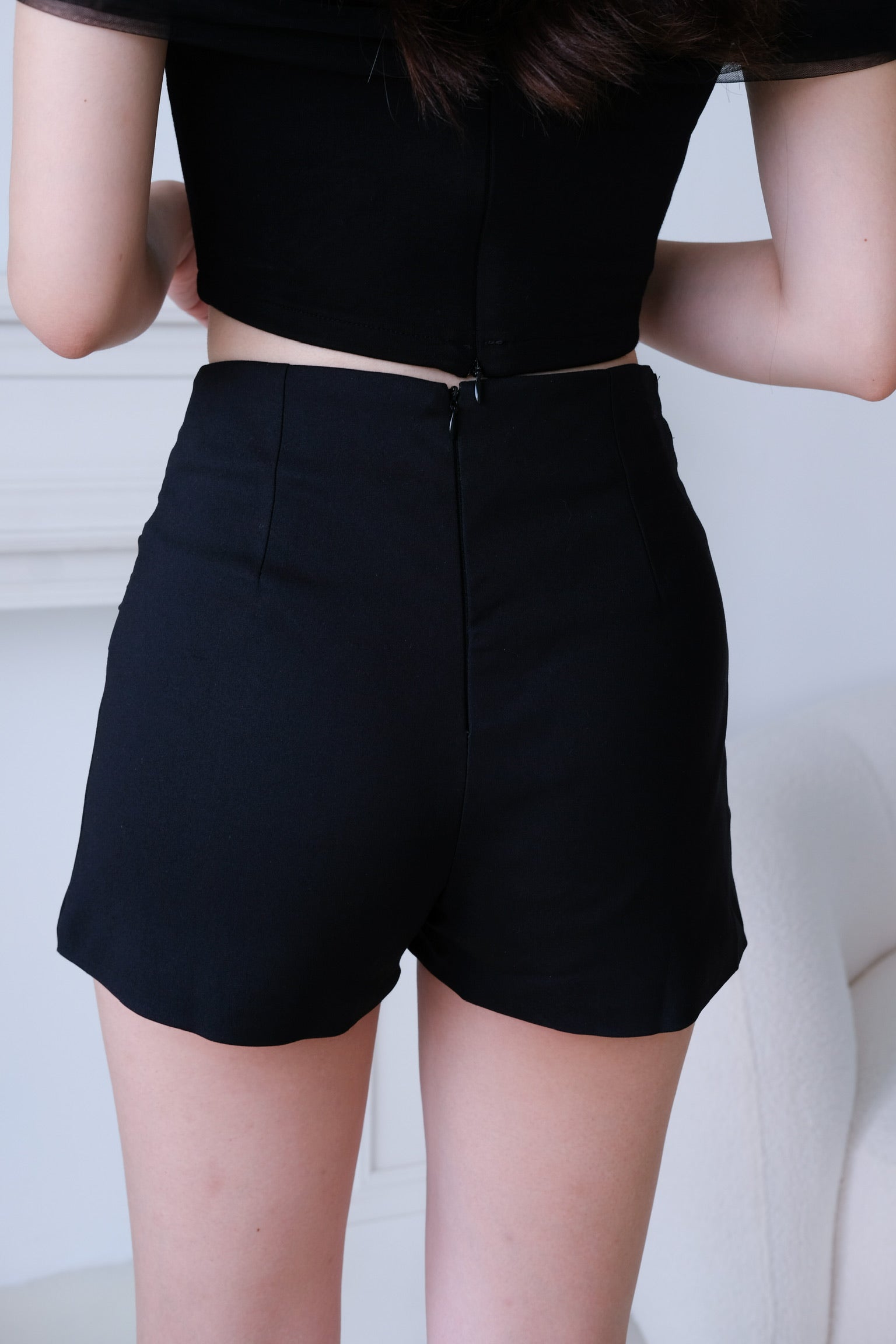 Macy Twist Knot Skort (Black)