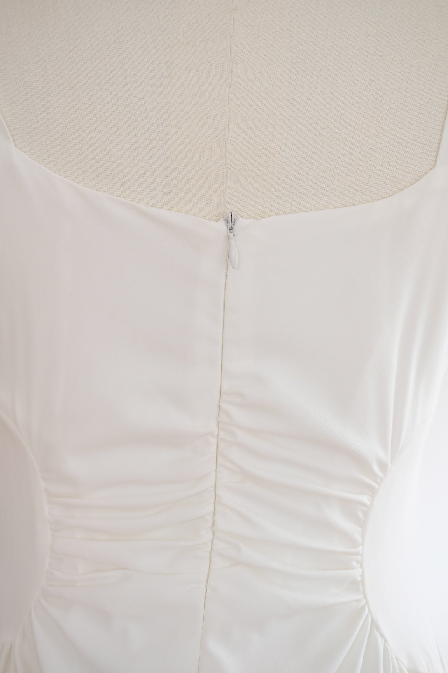 White Cinched Maxi Dress