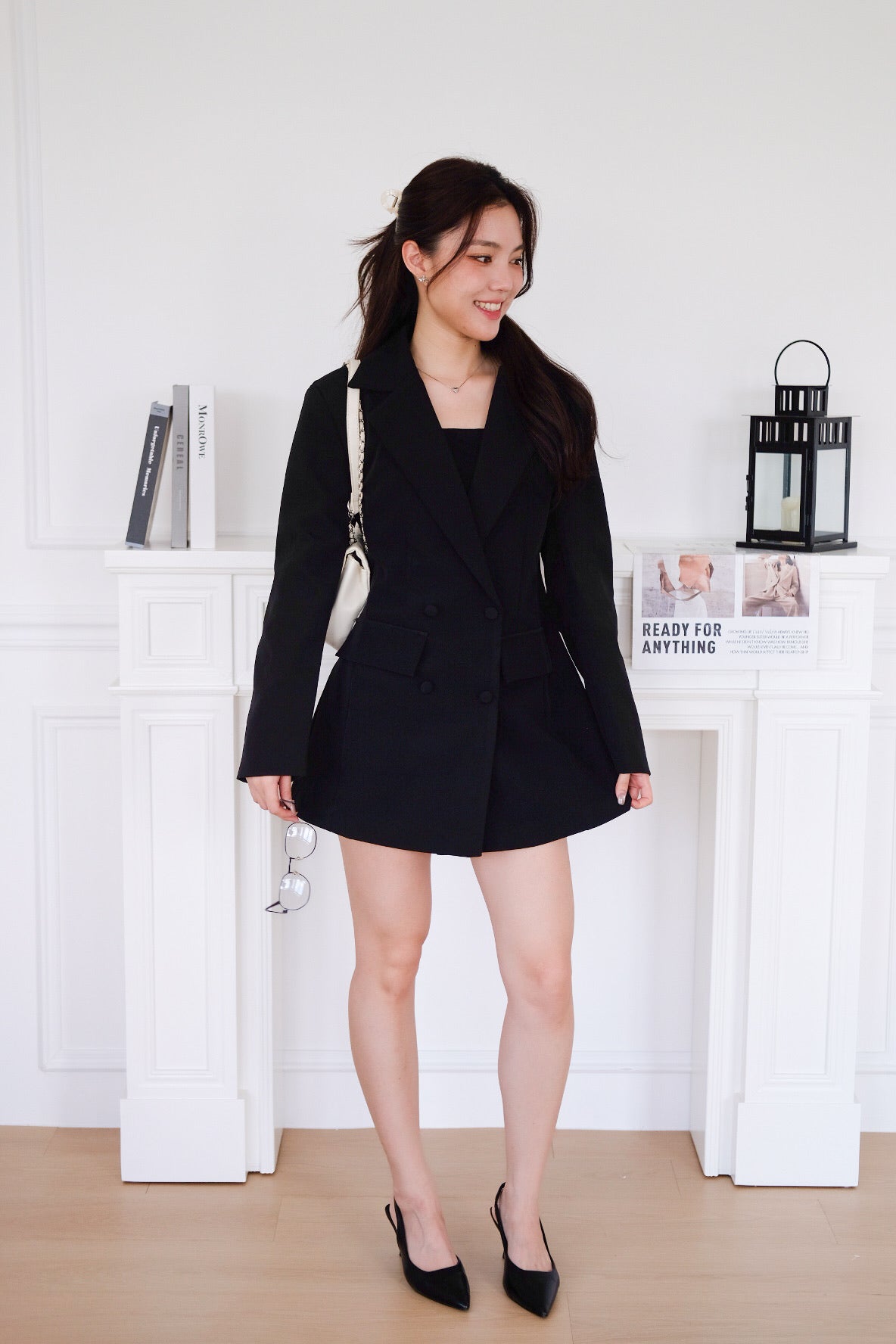 The Executive Blazer Dress (Black)
