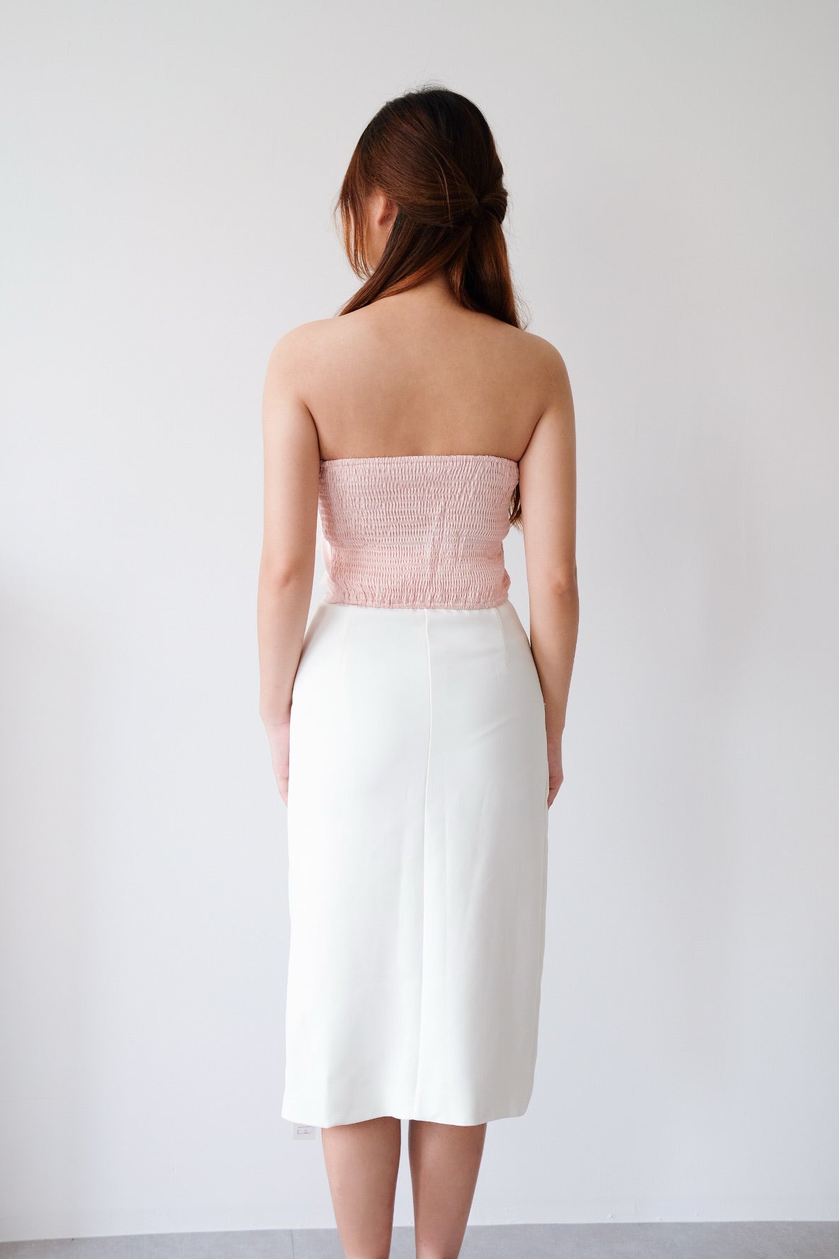 Pink Flower Tube Top