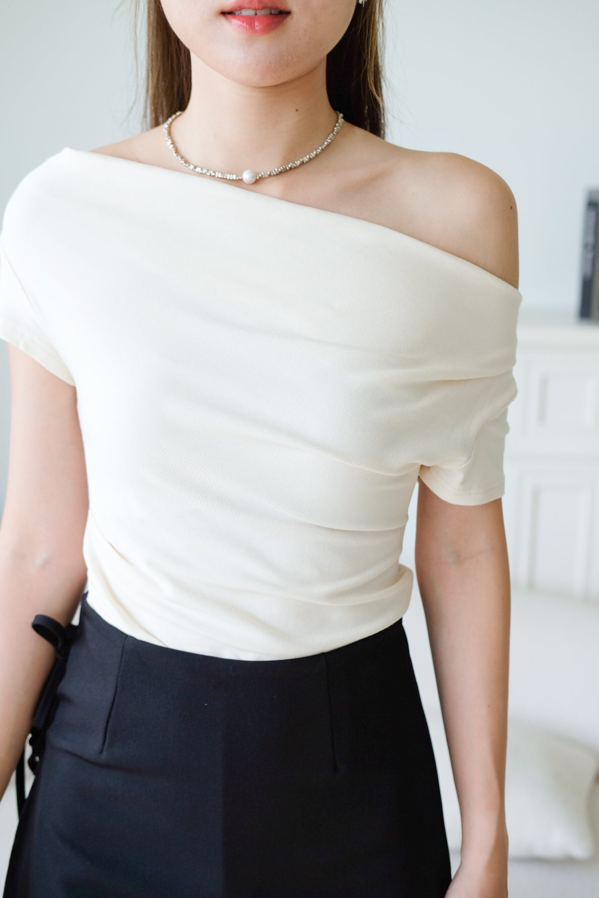 Ease Up 2 Ways Top (Cream)