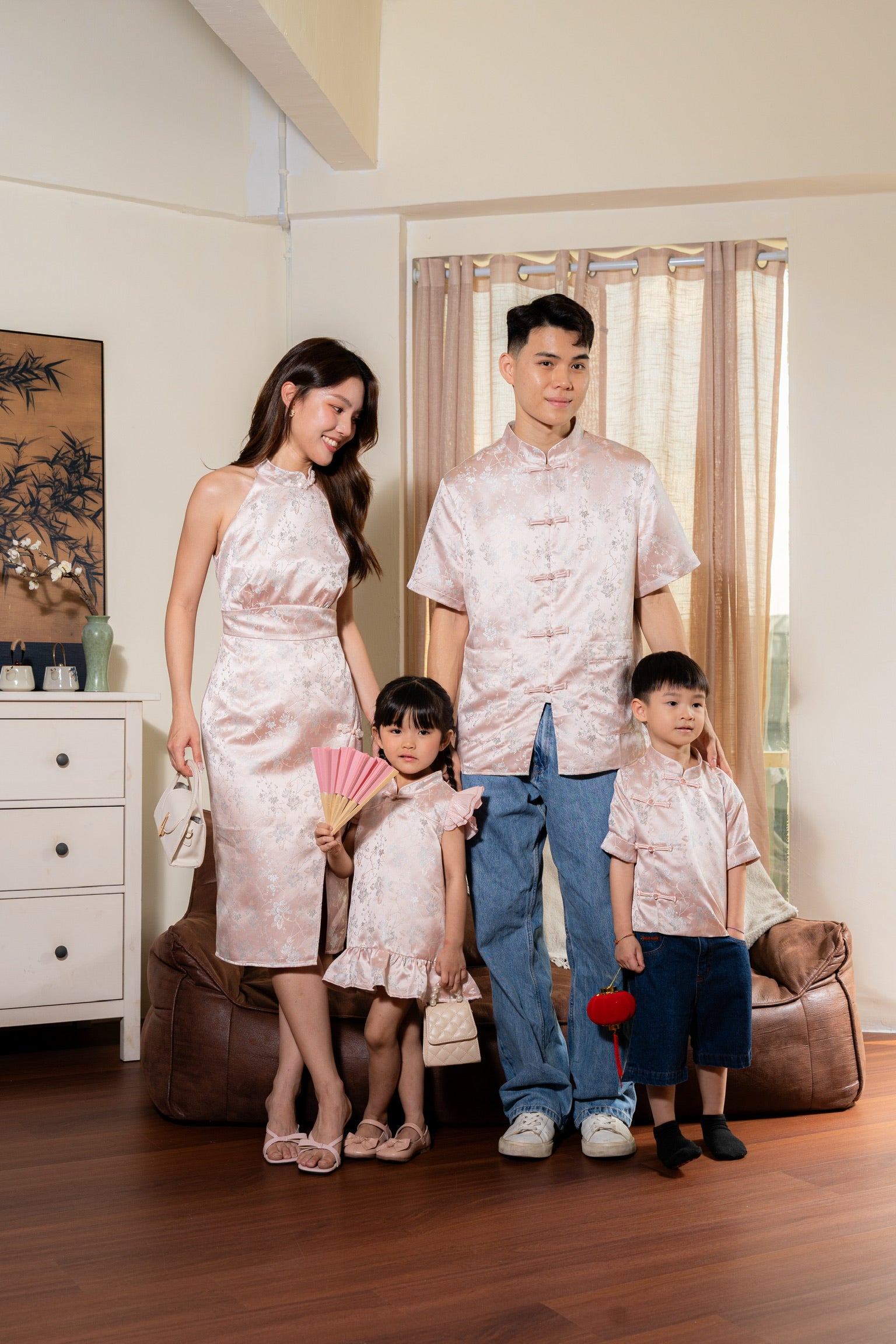 [ETA 15-21 Jan] 花禧团圆 Spring Reunion Oriental Men Samfu (Blossom Pink)