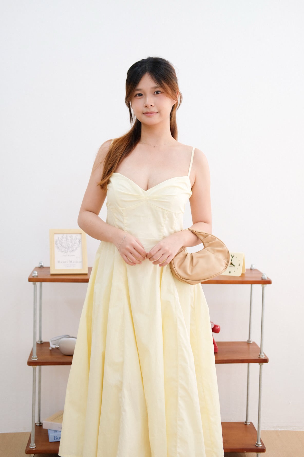 Yellow Sweetheart Maxi Dress