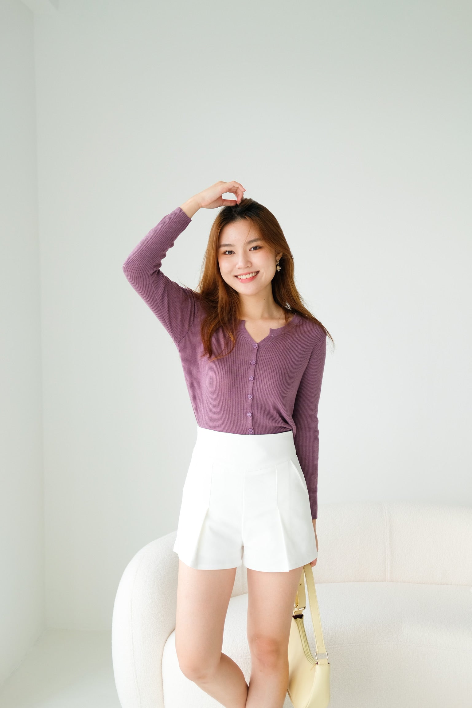 Ultimate Comfy Sleeves Top (Mauve)