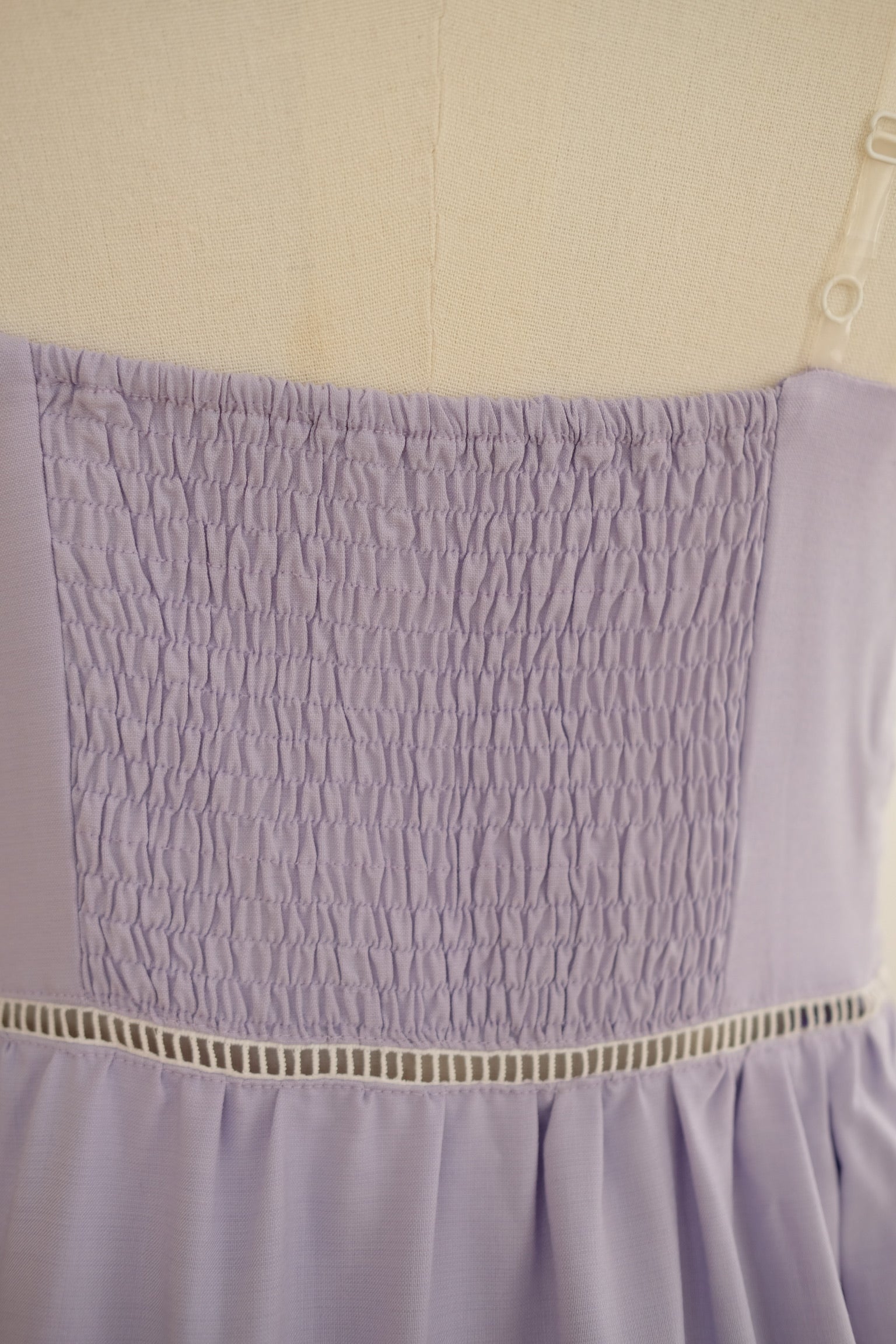 Lavendar Tiered Midaxi Dress