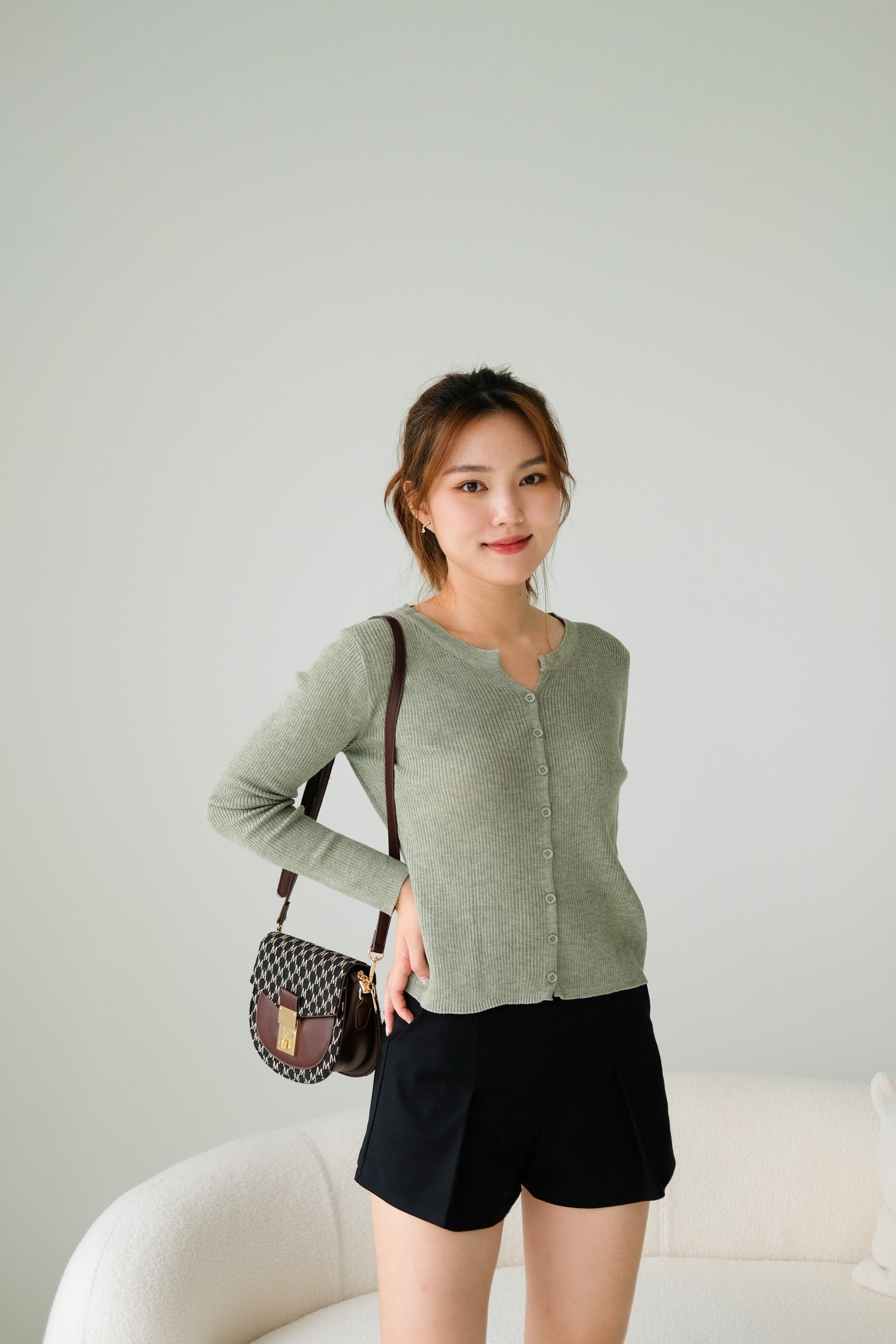 Ultimate Comfy Sleeves Top (Olive)