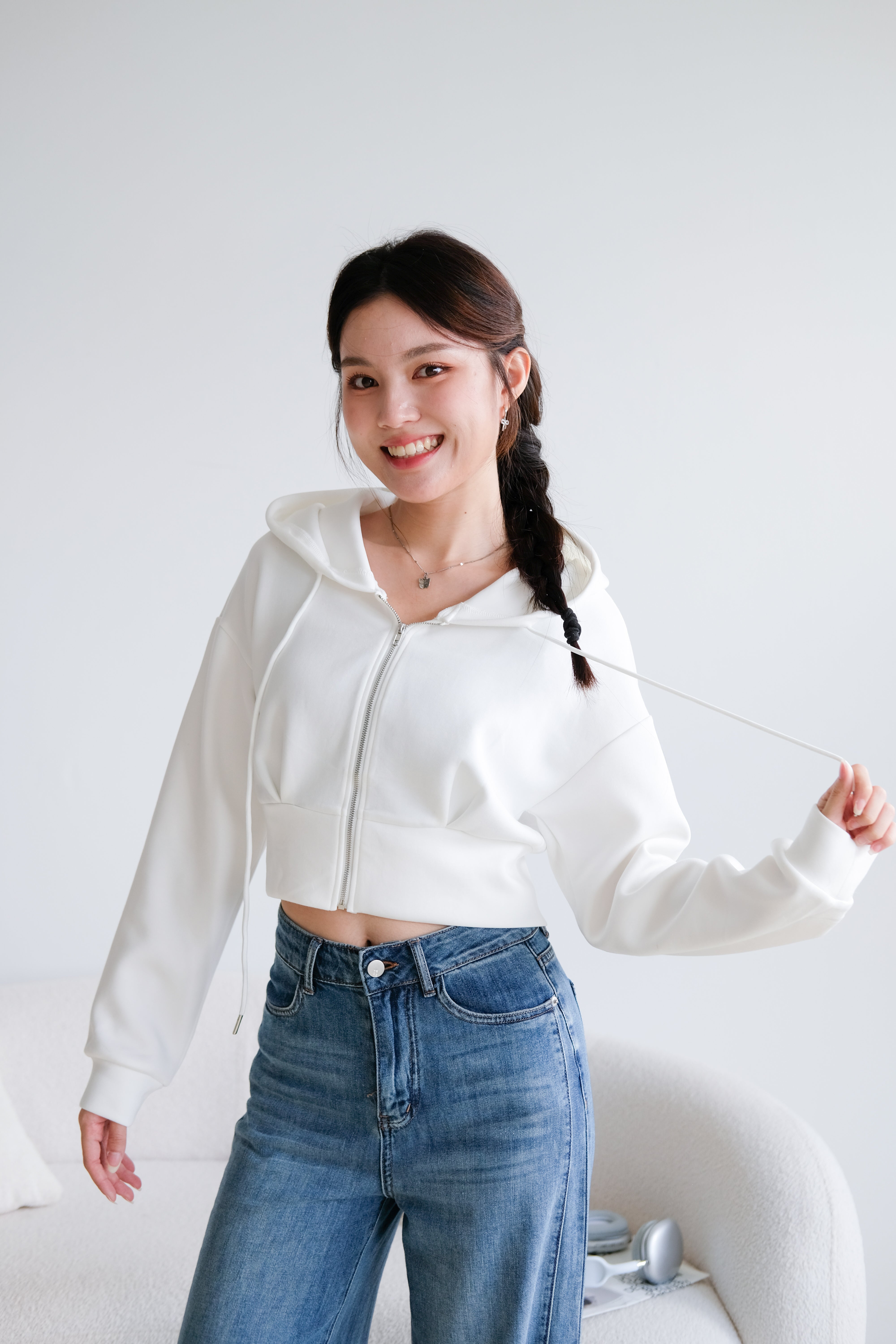 After Hours Hoodie Outerwear (White)