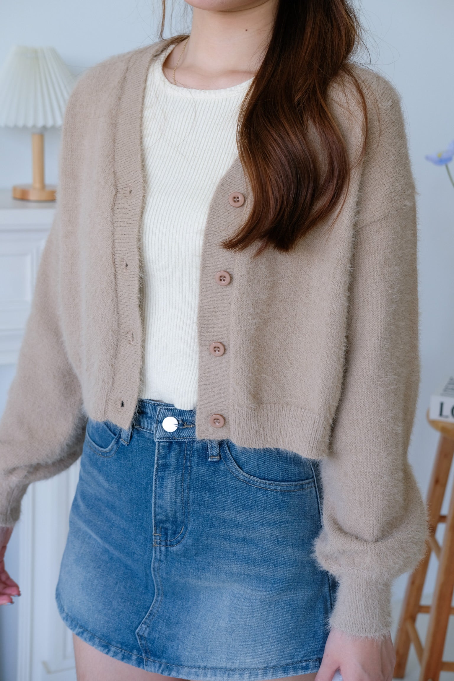 Emely Furry Outerwear (Mocha)