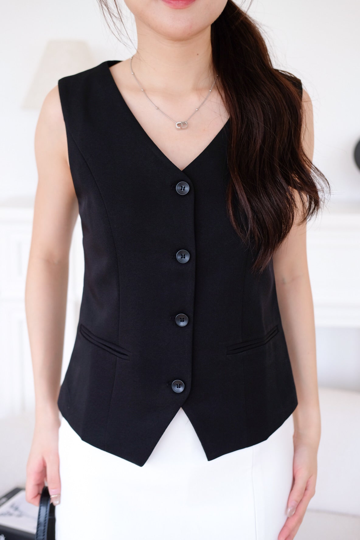 Atlas Work Vest Top (Black)