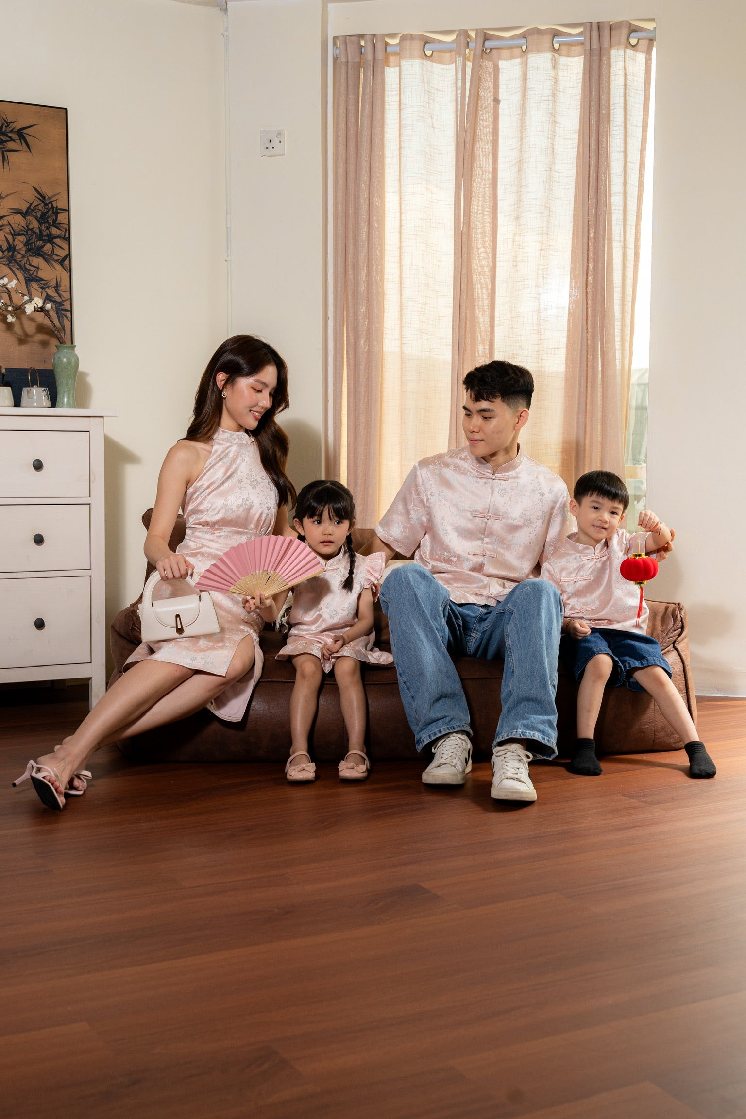 [ETA 15-21 Jan] 花禧团圆 Spring Reunion Oriental Men Samfu (Blossom Pink)