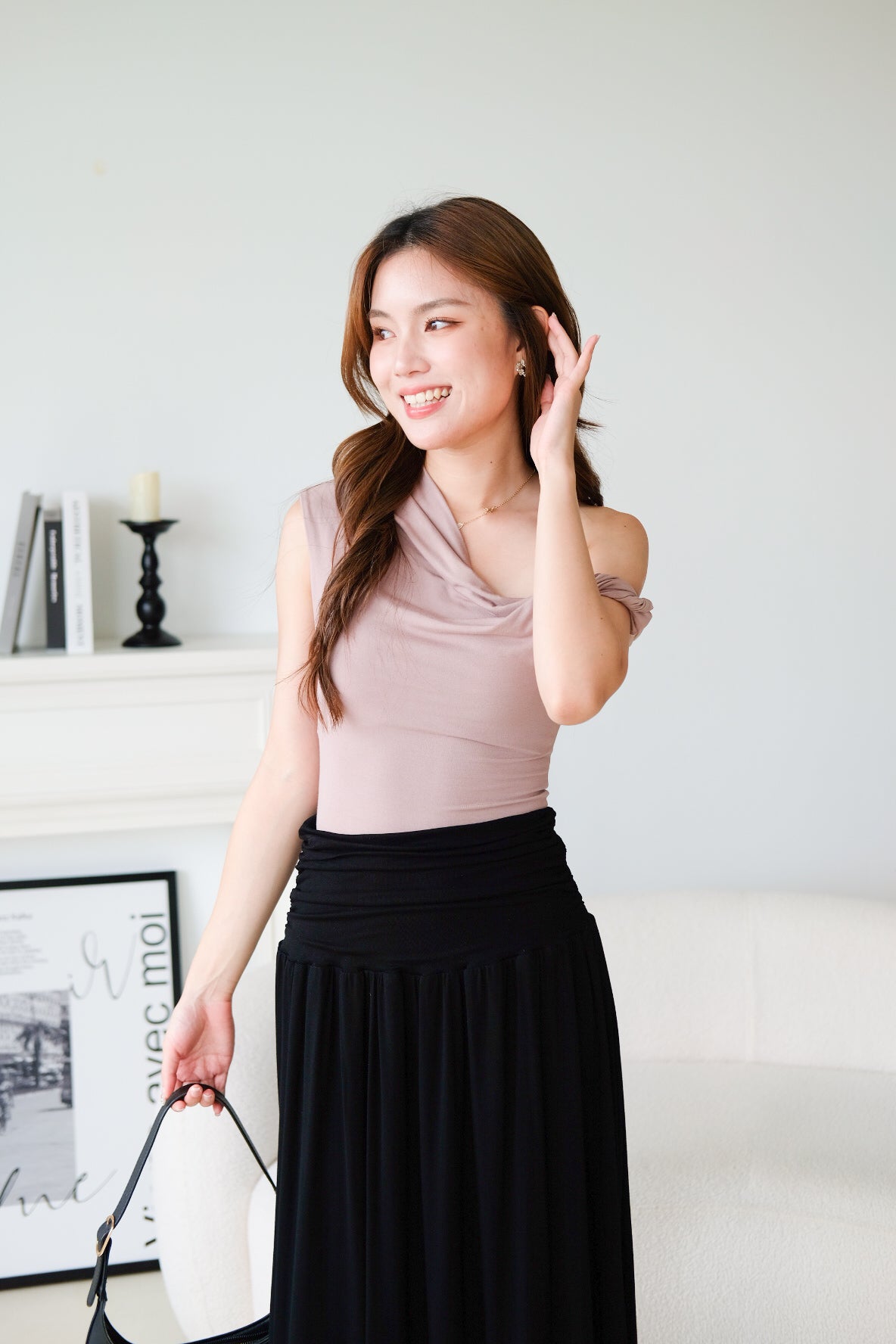 Felice Twist Toga Top (Nude)