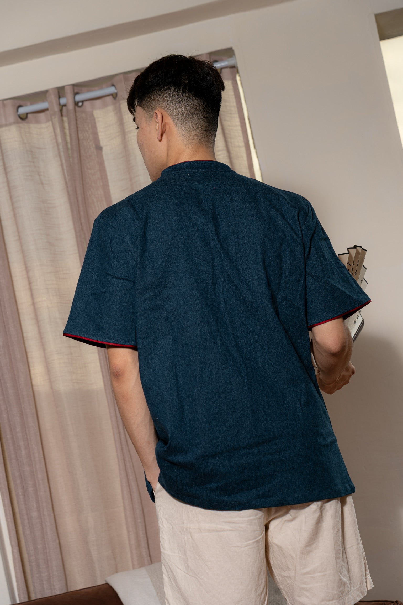 丹禧牛仔 Denim Joy Men Samfu (Dark Blue)