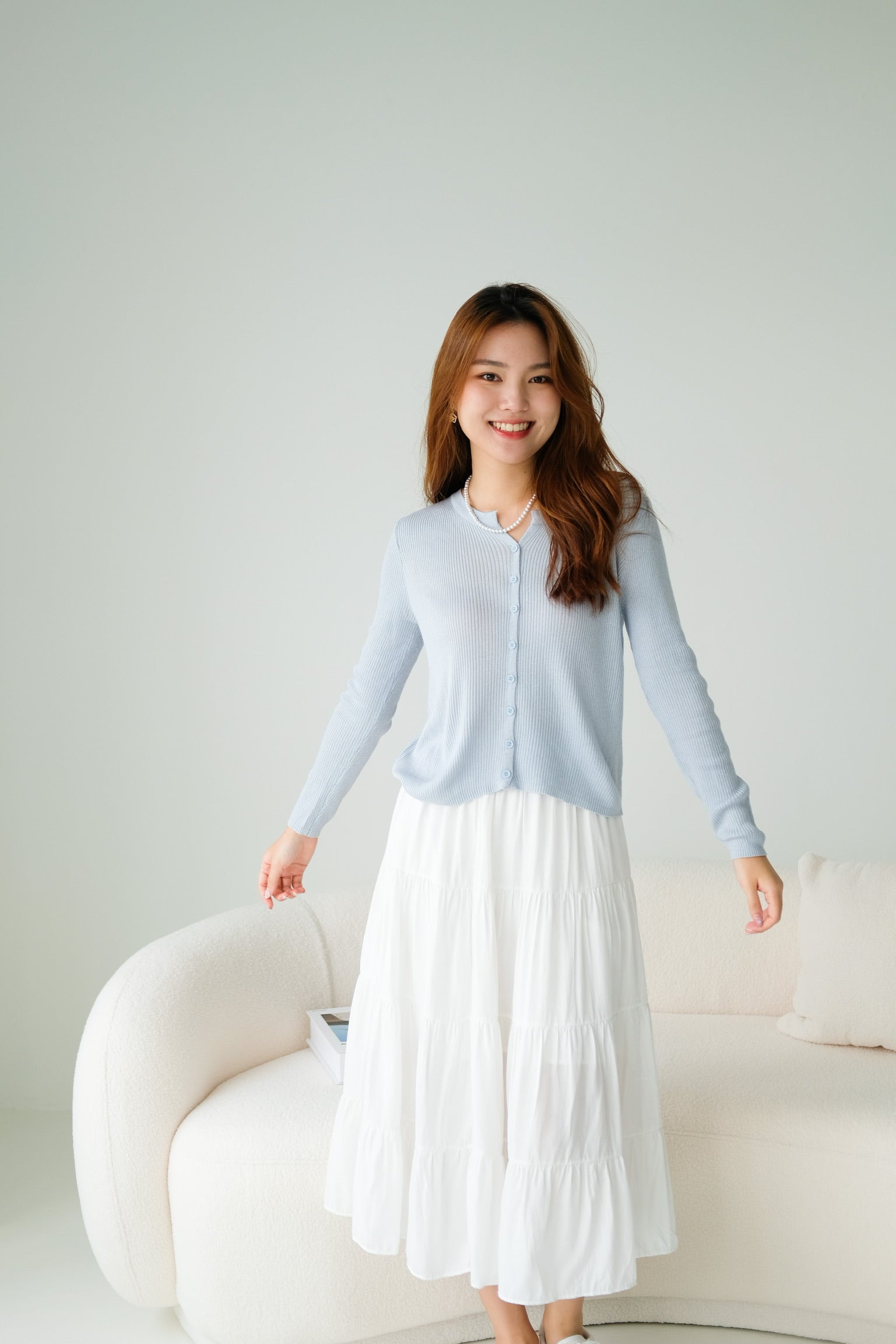 Ultimate Comfy Sleeves Top (Baby Blue)